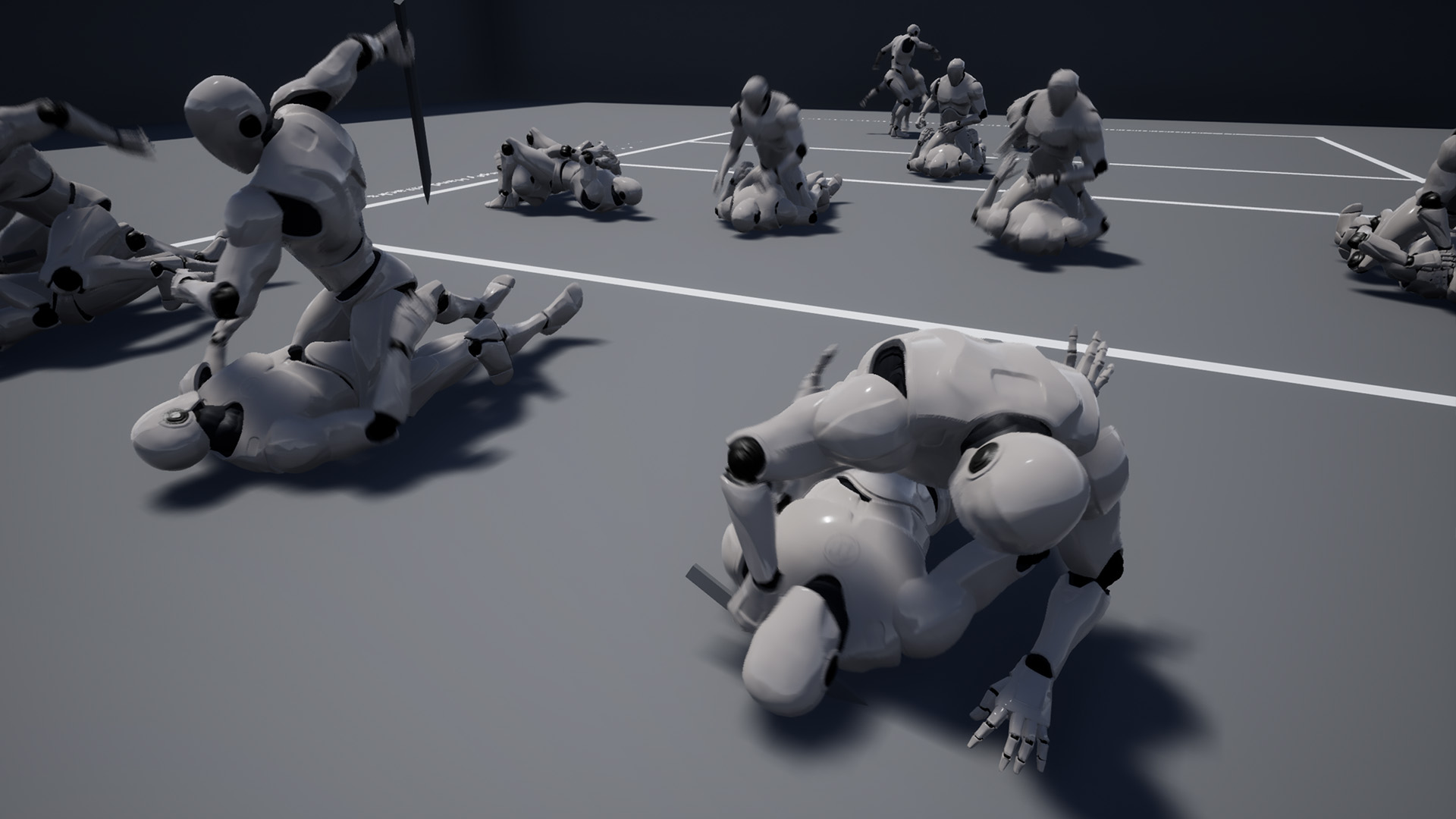 骑乘征服摔跤斩杀格斗技游戏动画 虚幻4 ue4 Full Mount Attacks插图3