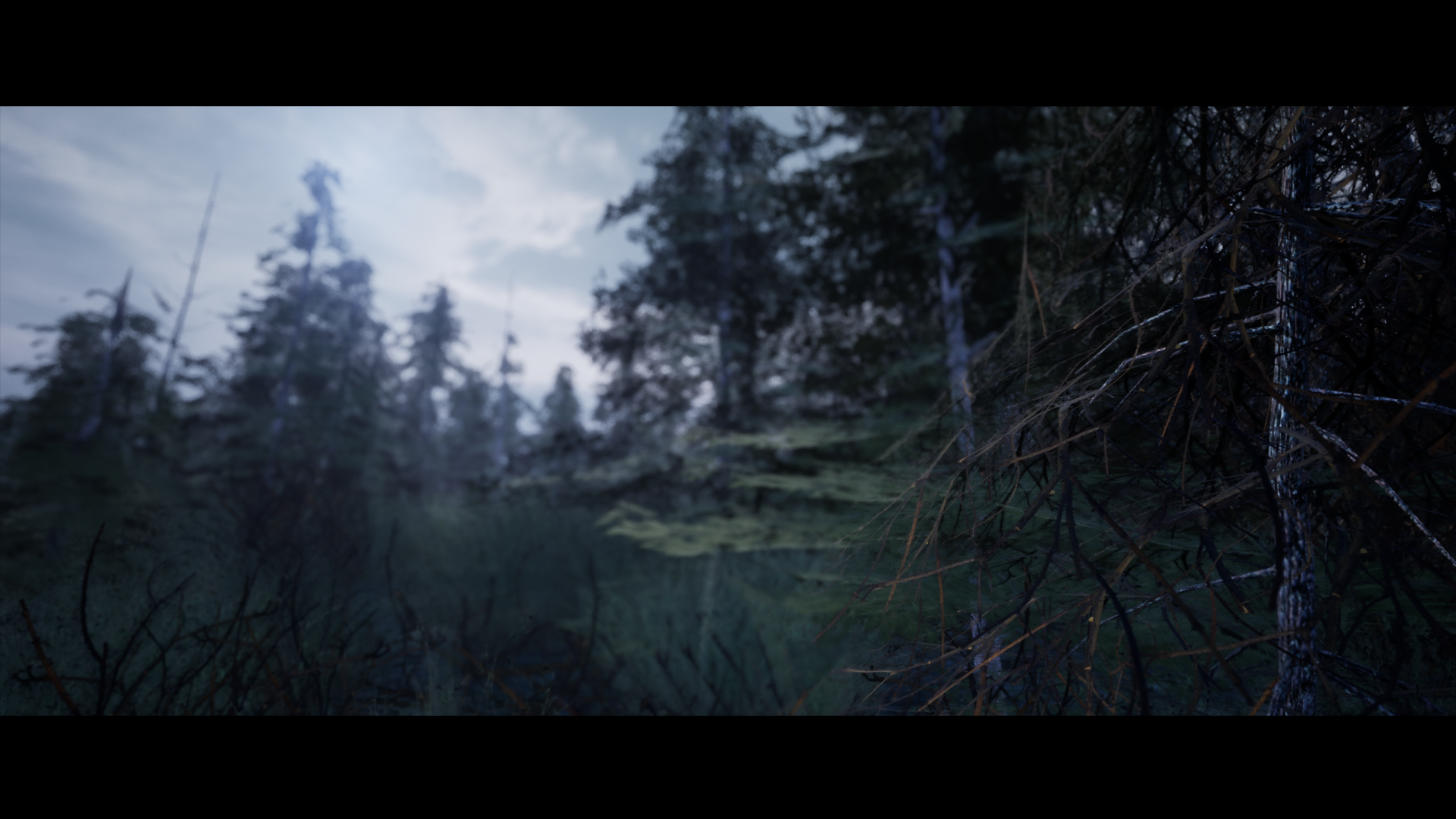 北境 冬天 森林 冰面 环境 场景 虚幻4 UE4 Northern Forest