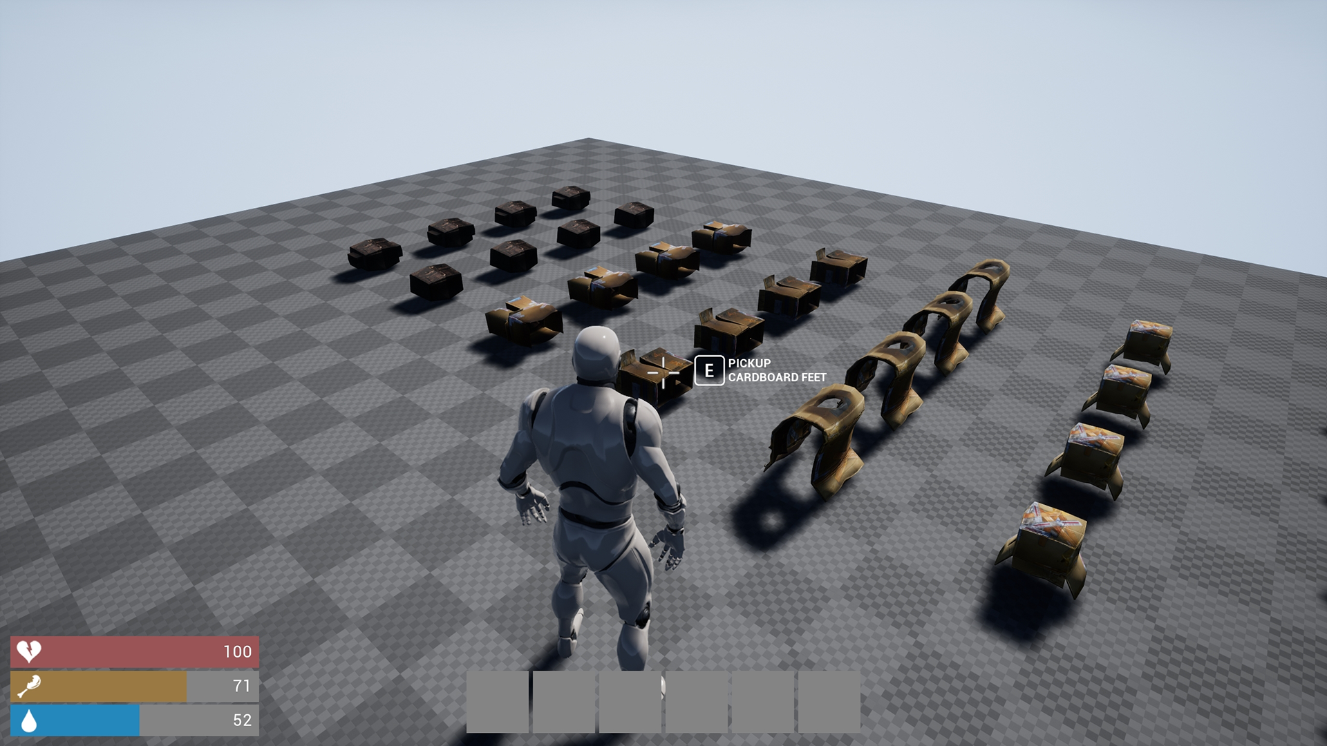 Survival Inventory 虚幻4 UE4 生存 游戏 库存 背包 工具 模板插图1