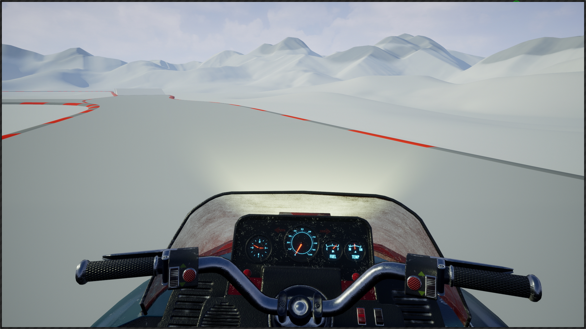 雪地摩托驾驶蓝图 虚幻4 ue4 Drivable Vehicle Snowmobile 427插图1