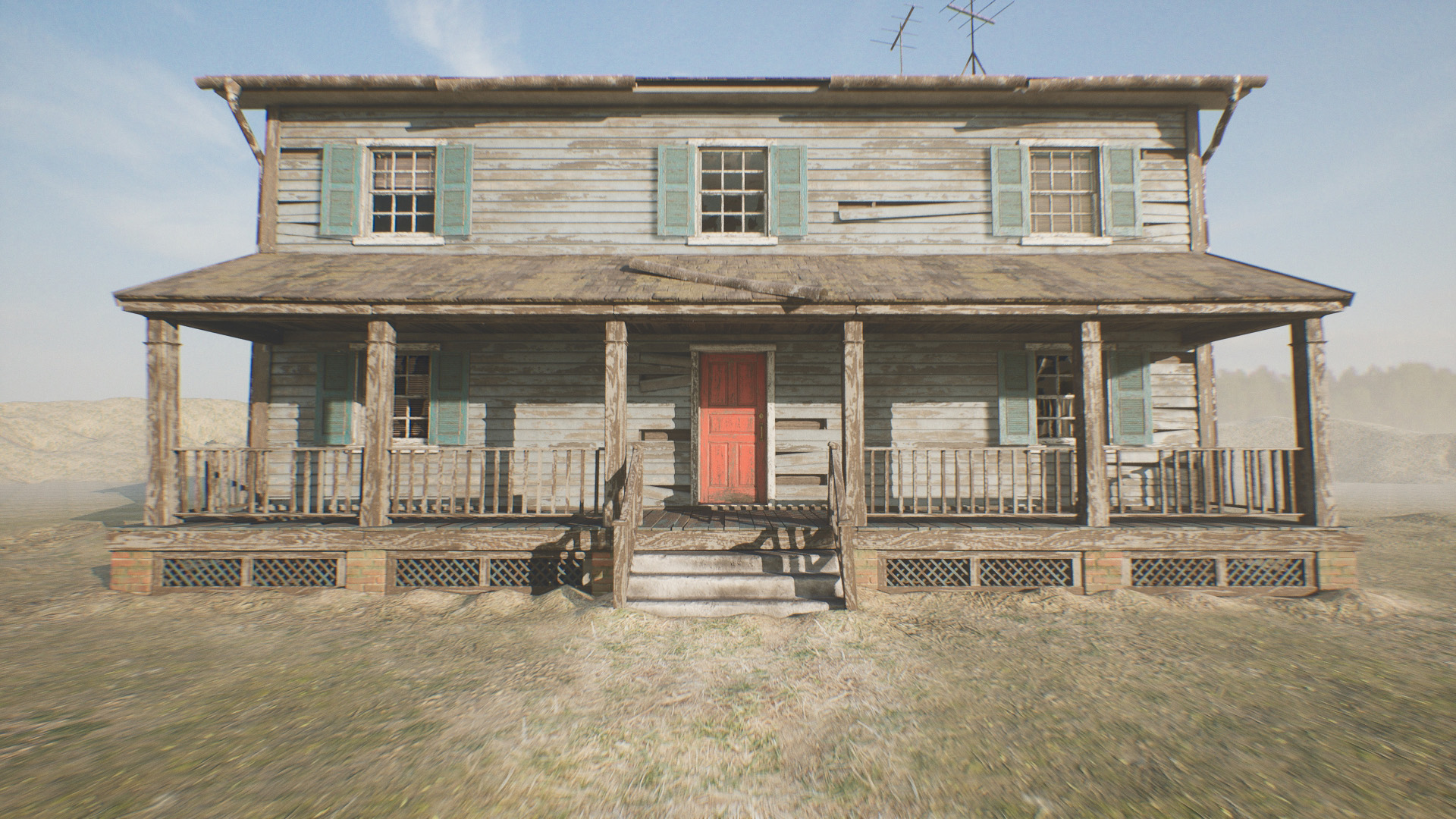 欧式 复古 农场 别墅 建筑 场景 虚幻4 UE4 HQ Retro Farmhouse