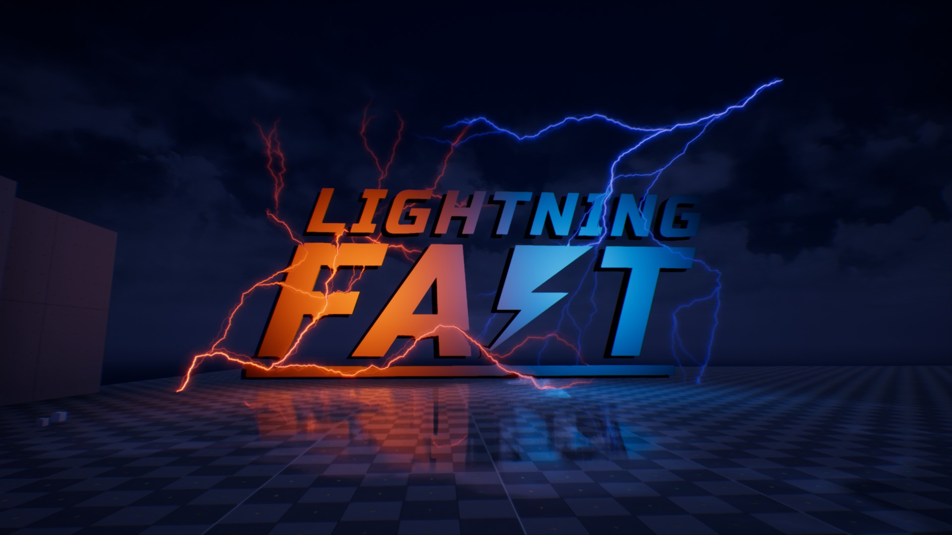 闪电 雷电 雷击 交互 蓝图 粒子 虚幻4 UE4  Lightning Fast