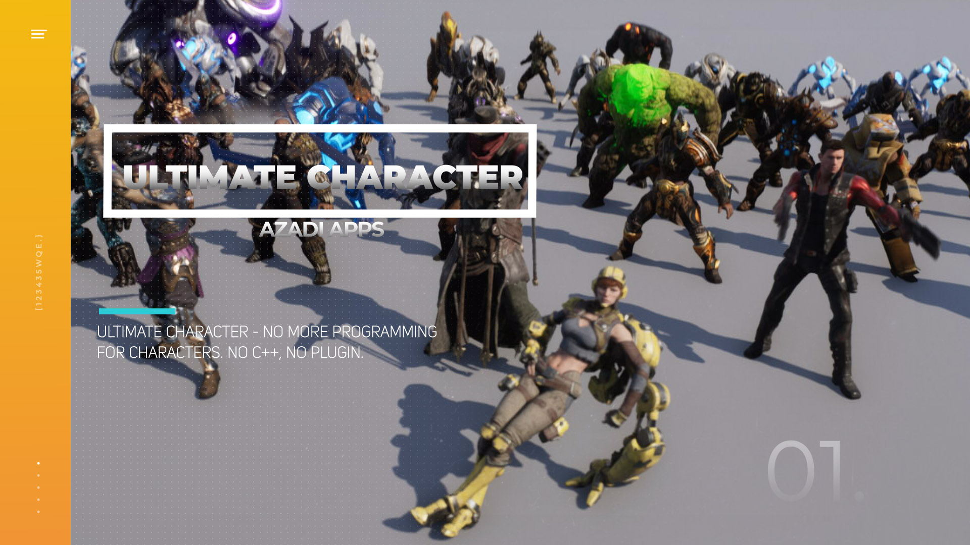 角色 攻击 防御 魔法 设置 蓝图 虚幻4 UE4 Ultimate Character