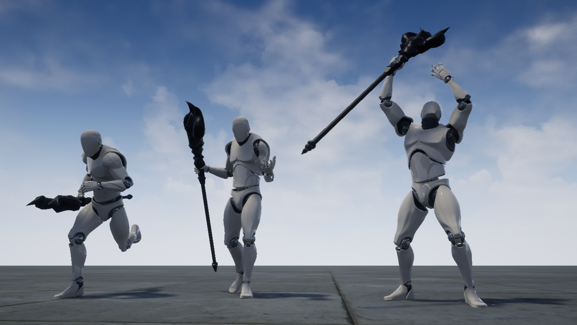 Witch Animation Set 虚幻4 UE4 巫师 法师 法杖 动画动作 素材包插图7