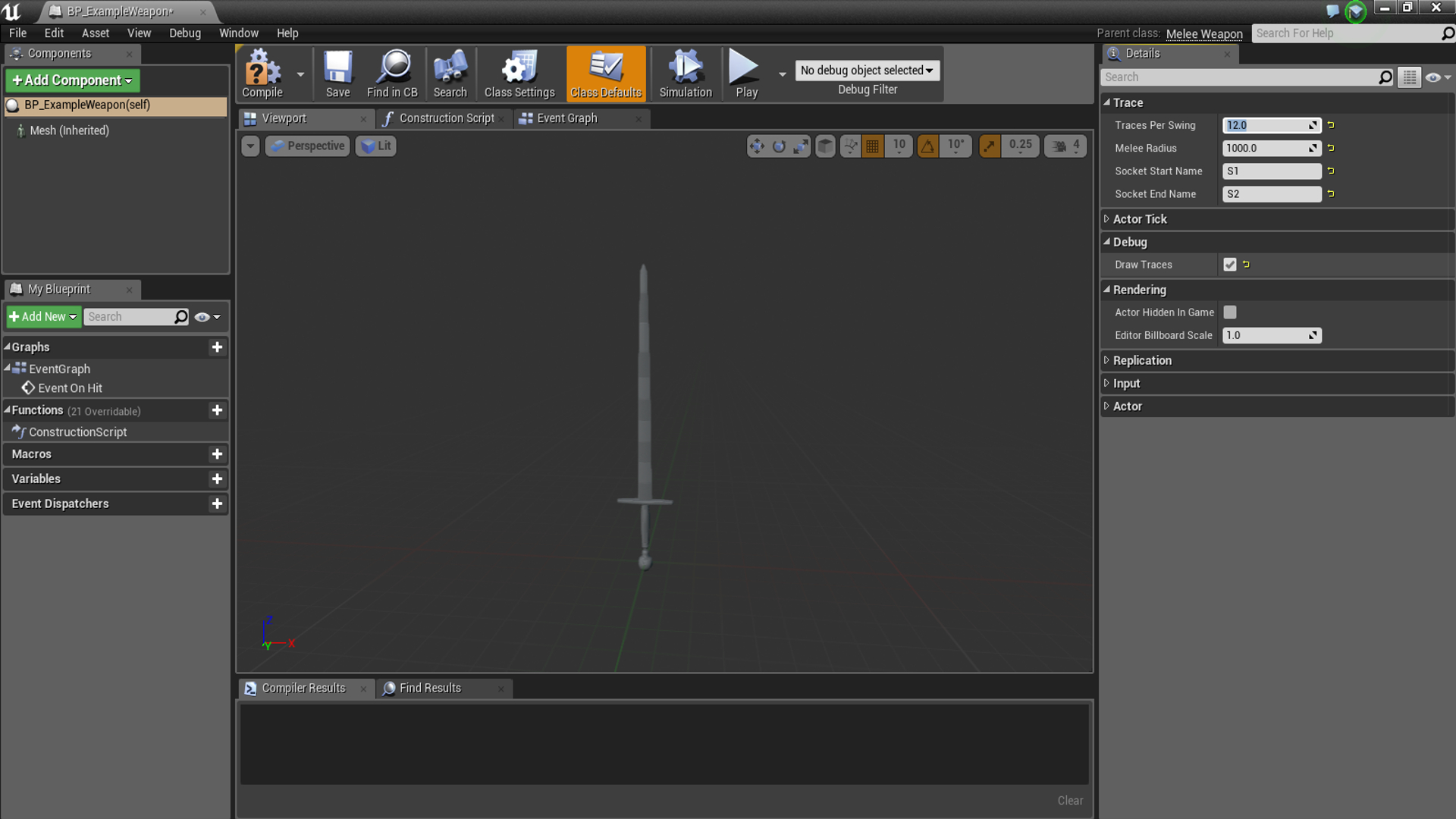 攻击 轨迹 追踪 显示 插件 虚幻4 UE4 Melee Tracing Plugin 419插图1