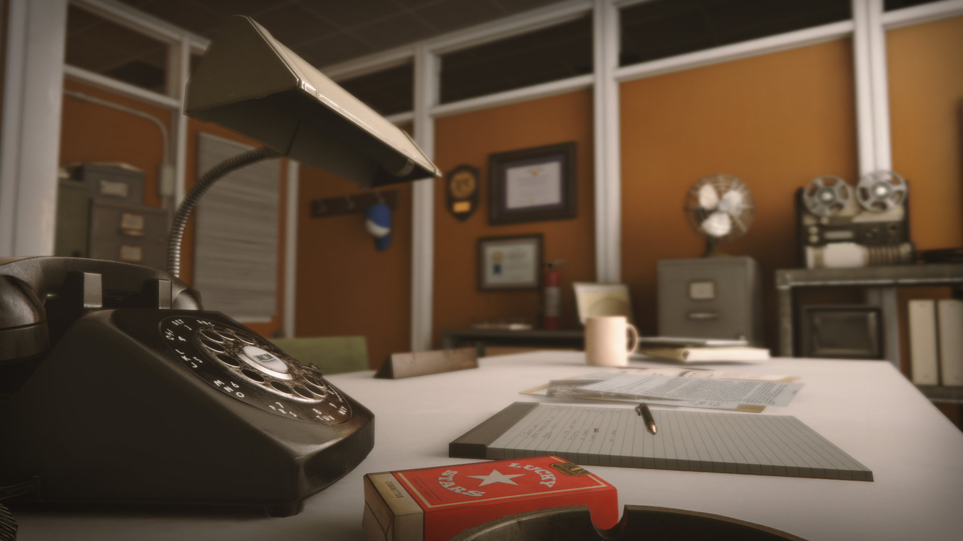 Retro Office Environment 虚幻4 UE4 档案室 侦探 办公室 场景插图1