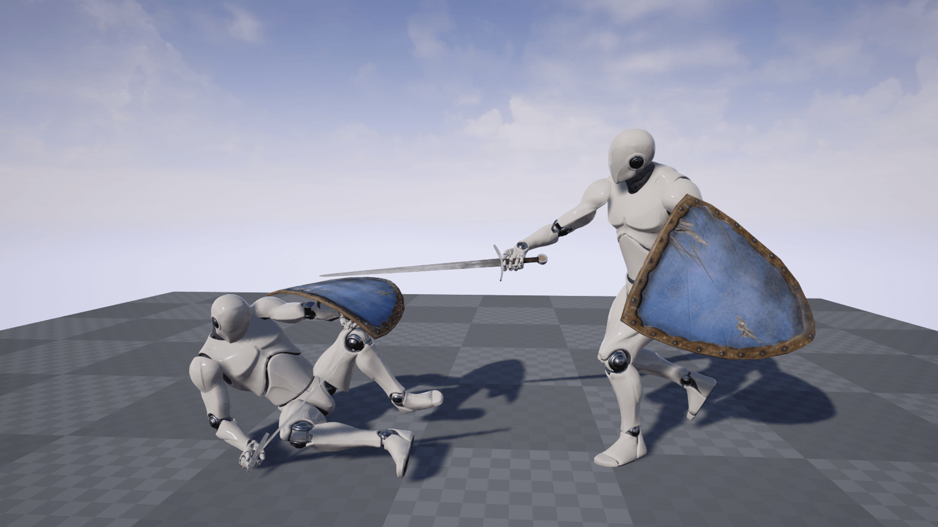 Sword & Shield Animset Pro 虚幻4 UE4 剑盾 格斗 动画 动作插图3