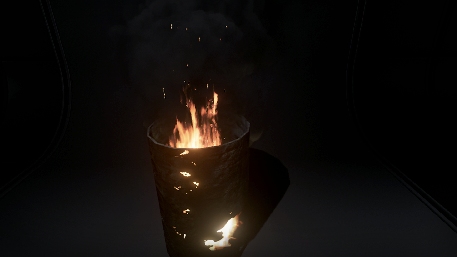 Environmental Fires 虚幻4 UE4 火把 火焰 烛火 特效 粒子 素材