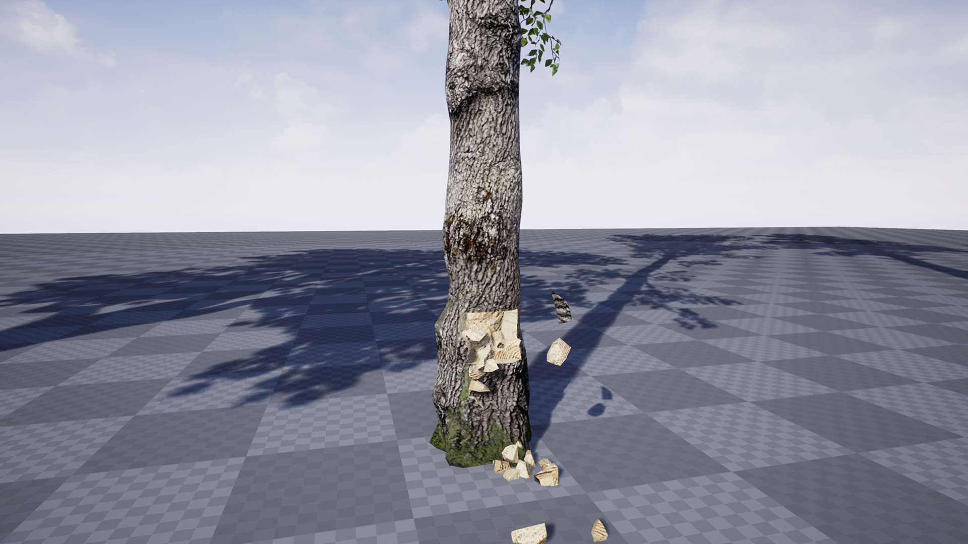 可切割交互物理模拟树木蓝图 虚幻4 ue4 Choppable and Interactive Trees 426插图2