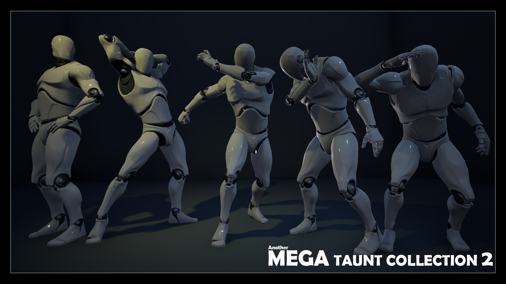 嘲讽挑衅炫耀胜利姿势动画 虚幻4 ue4 The Mega Taunt Multi Pack插图9