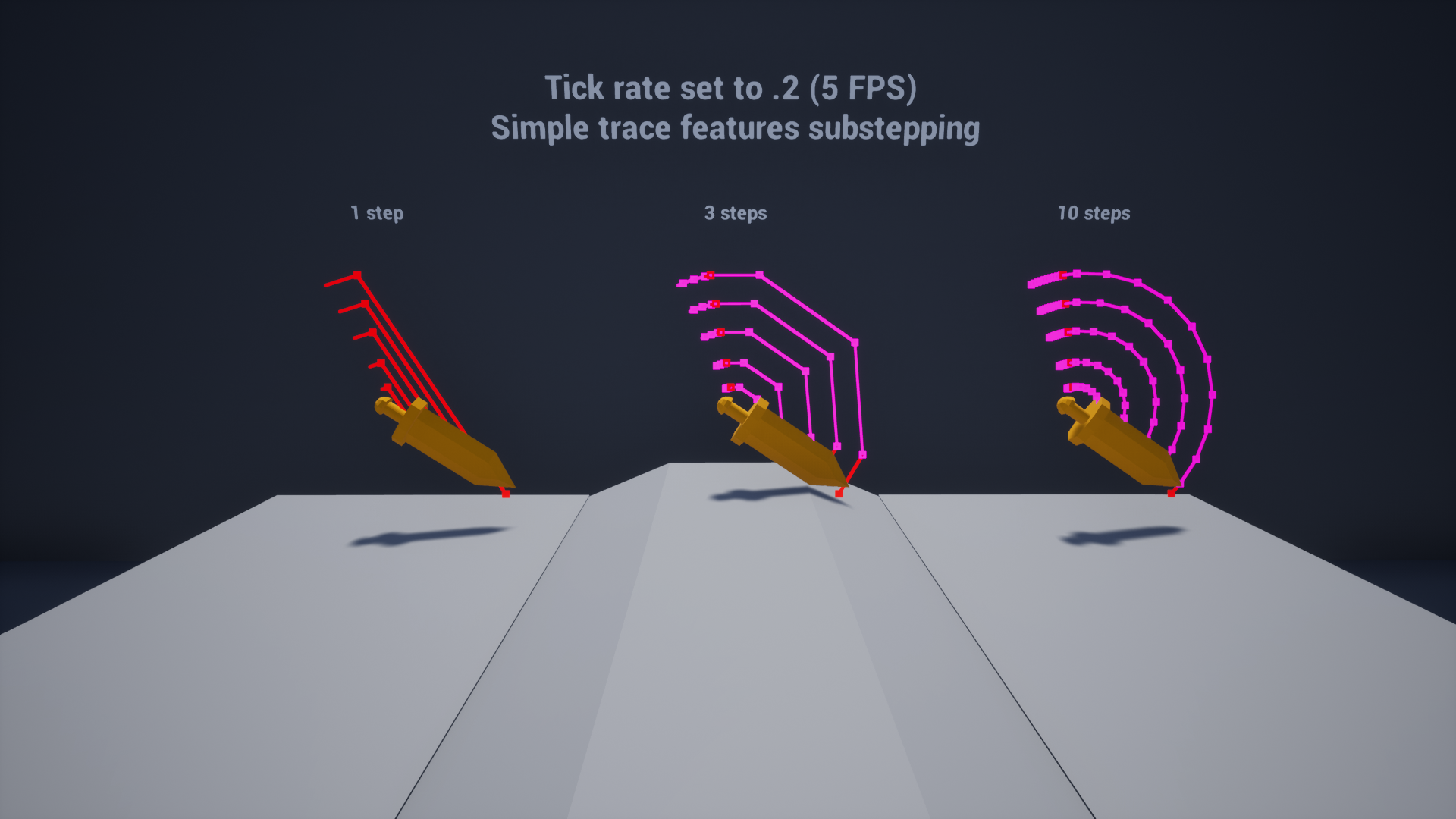 武器攻击轨迹碰撞检测蓝图 虚幻ue4 Simple Weapon Trace System插图4