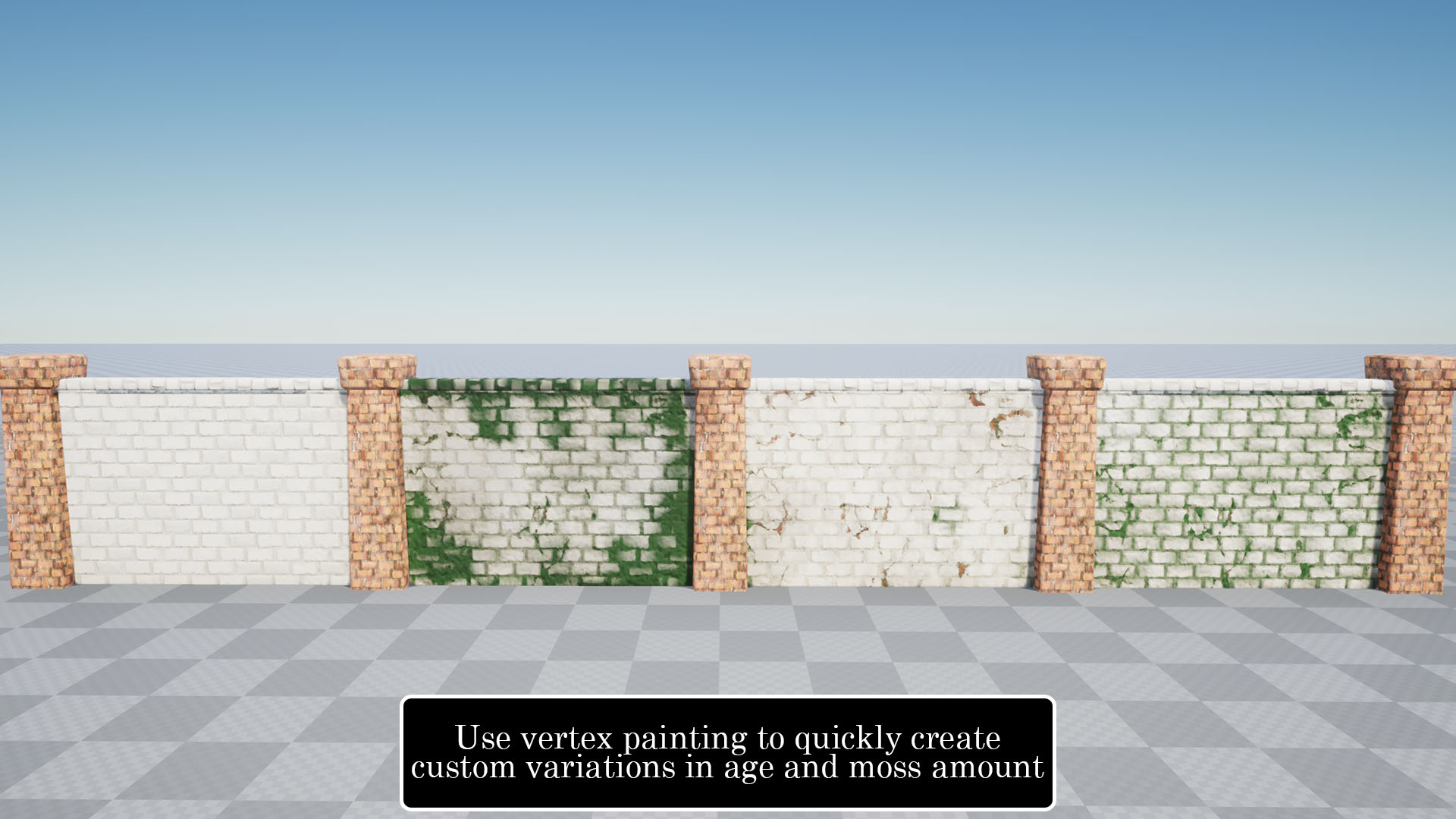 程序化墙面创建蓝图 虚幻4 ue4 Procedural Spline Walls System插图10