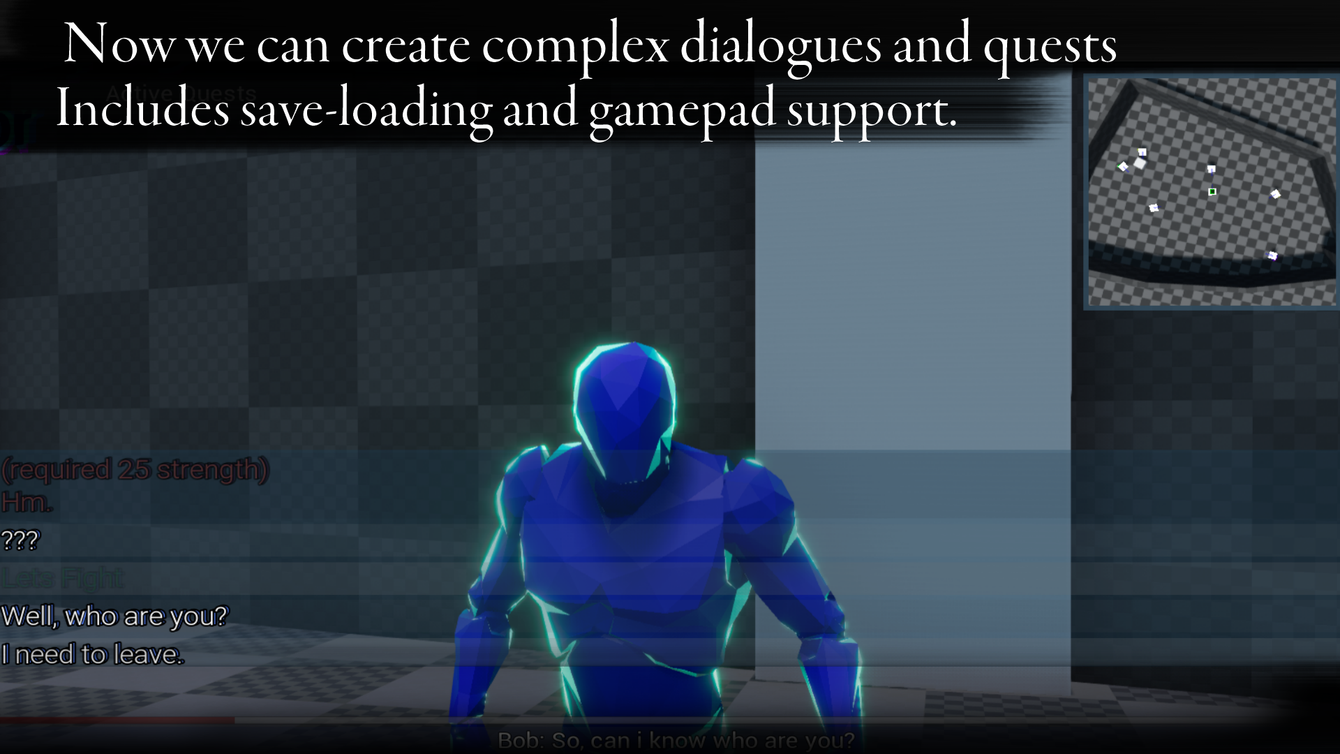 高级对话任务事件选项系统蓝图 虚幻4 ue4 Dialogue Tree and Quest System 424 425插图2