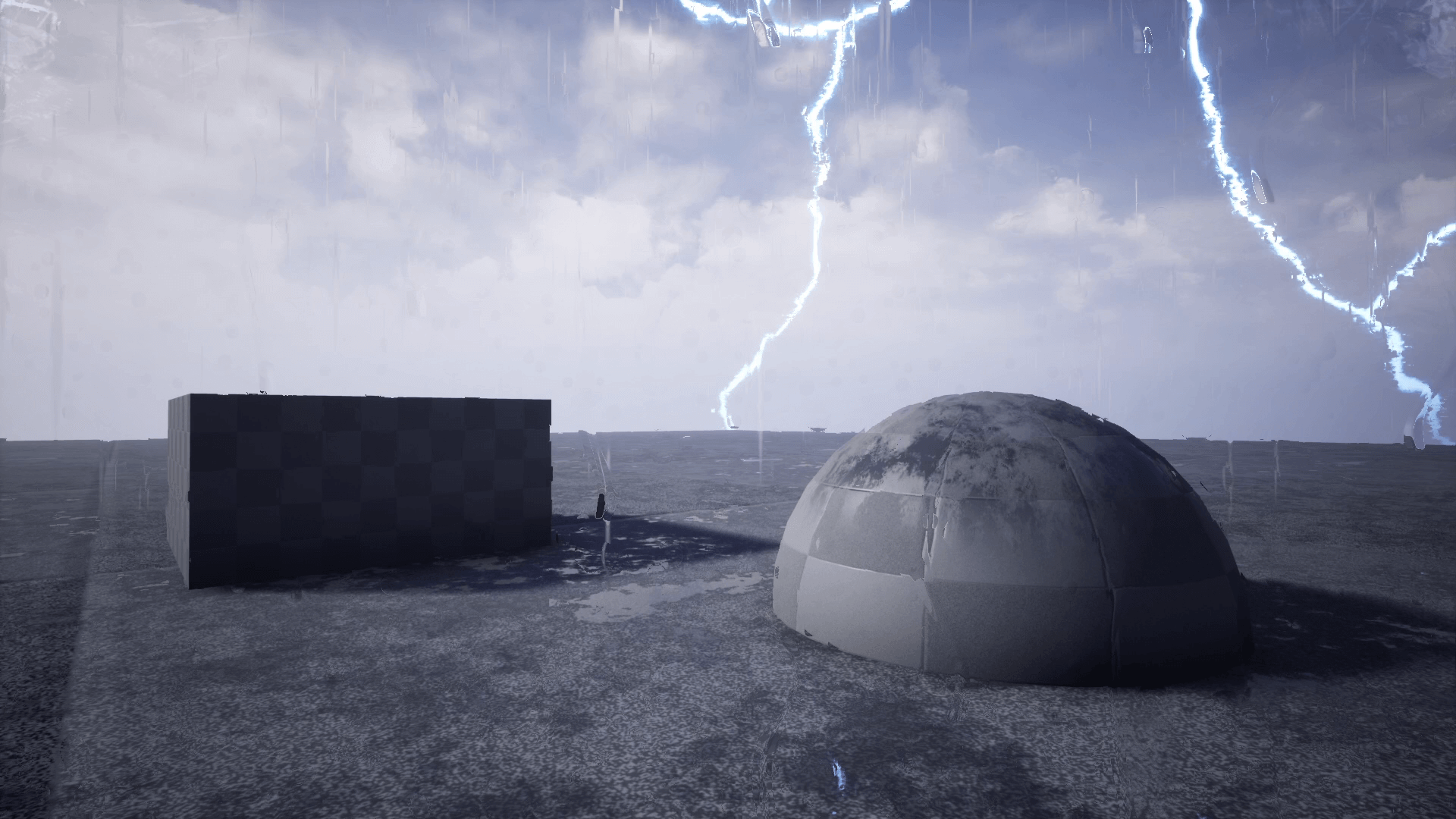 角色镜头动态天气雨水雷电结冰蓝图 虚幻4 ue4 Dynamic Weather插图4