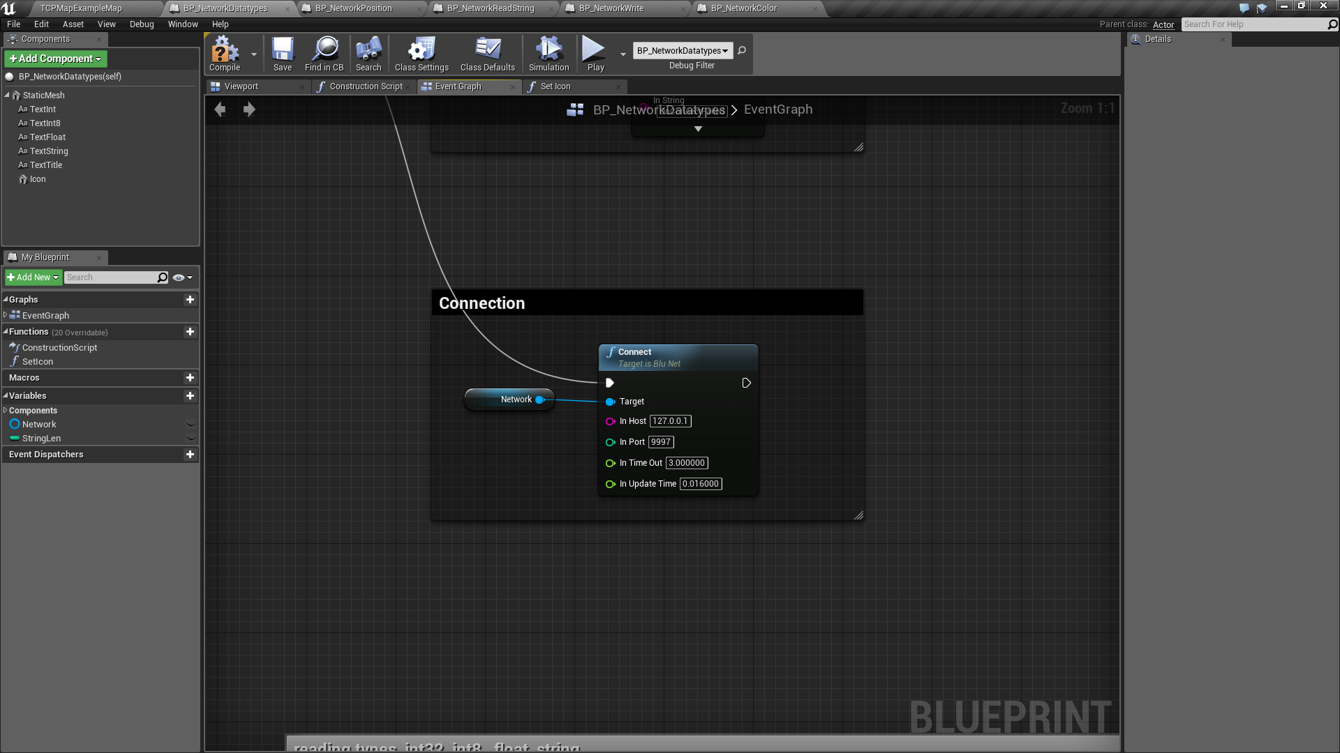 网络 网游 通信 传输 插件 虚幻4 UE4 TCP Blueprint Plugin 413插图1