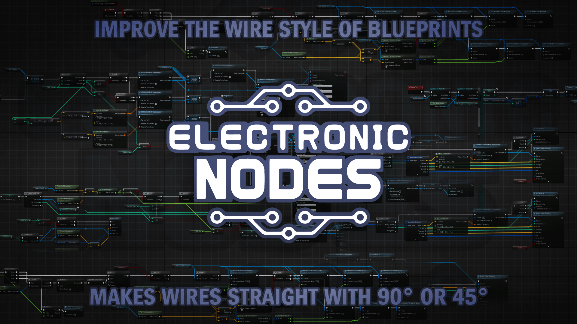 电路 电子 蓝图 外观 插件 虚幻4 UE4 Electronic Nodes 422到426