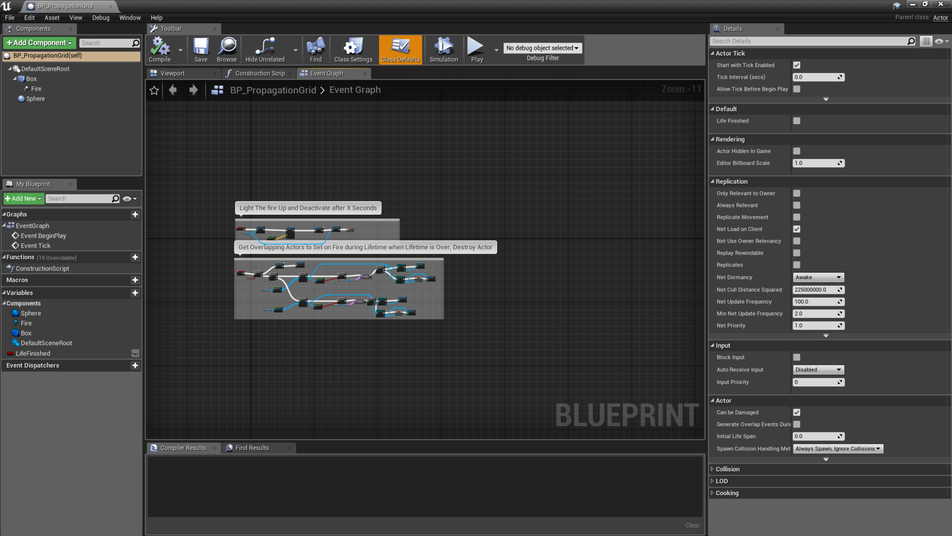喷火枪引燃反馈游戏蓝图 虚幻4 ue4 Flamethrower With Flame Propagation 423插图13