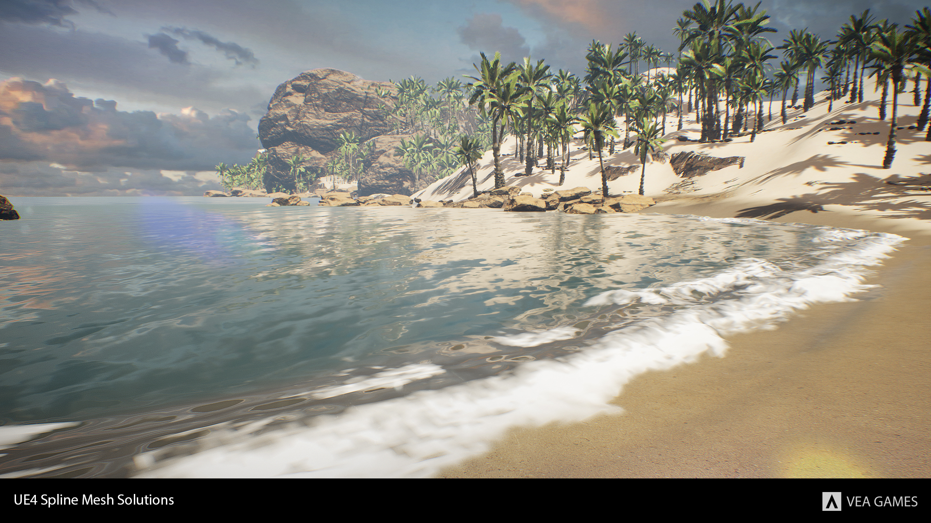 样条线模型缩放生成建模蓝图 虚幻4 ue4 Spline Mesh Solutions插图3
