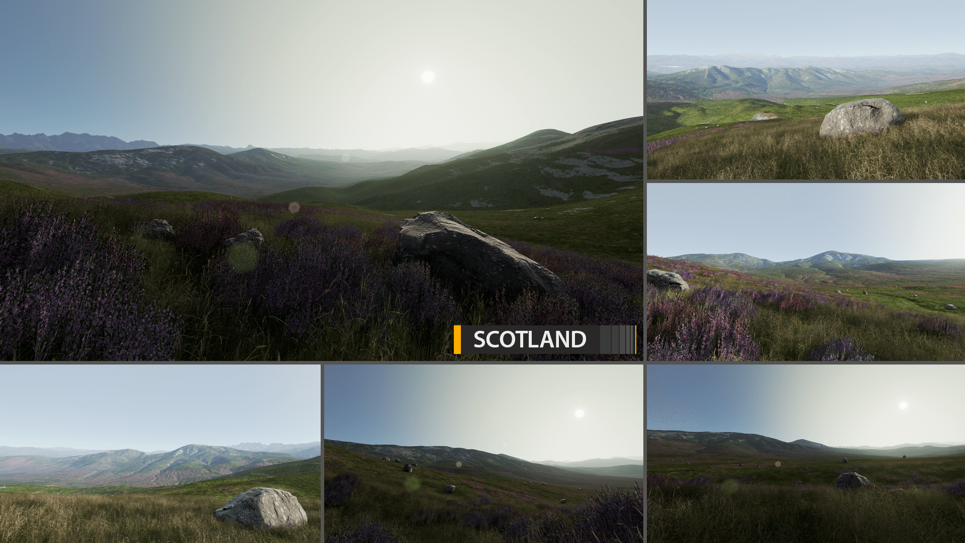 照片级 地形 合集 虚幻4 UE4 Photorealistic Landscape Bundle 1