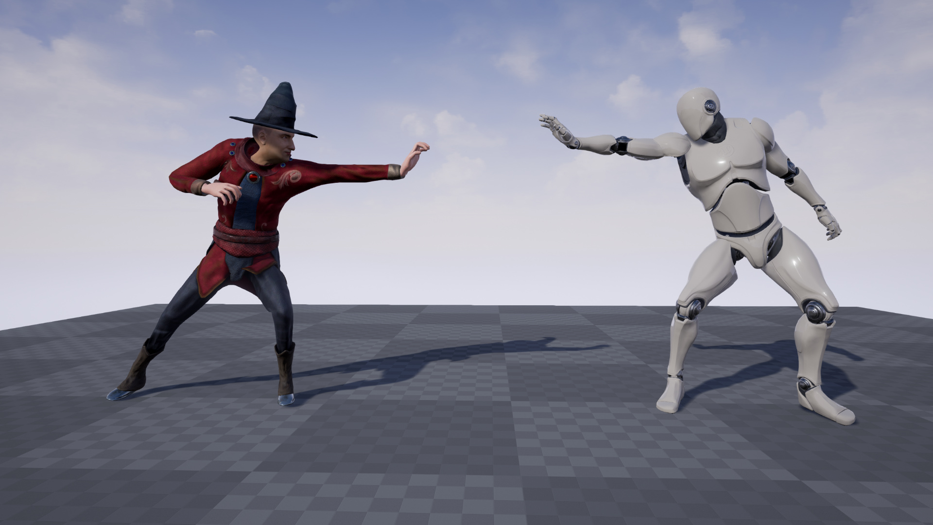 法师 魔法 施法 动画 动作 重定向 虚幻4 UE4 Mage Animset