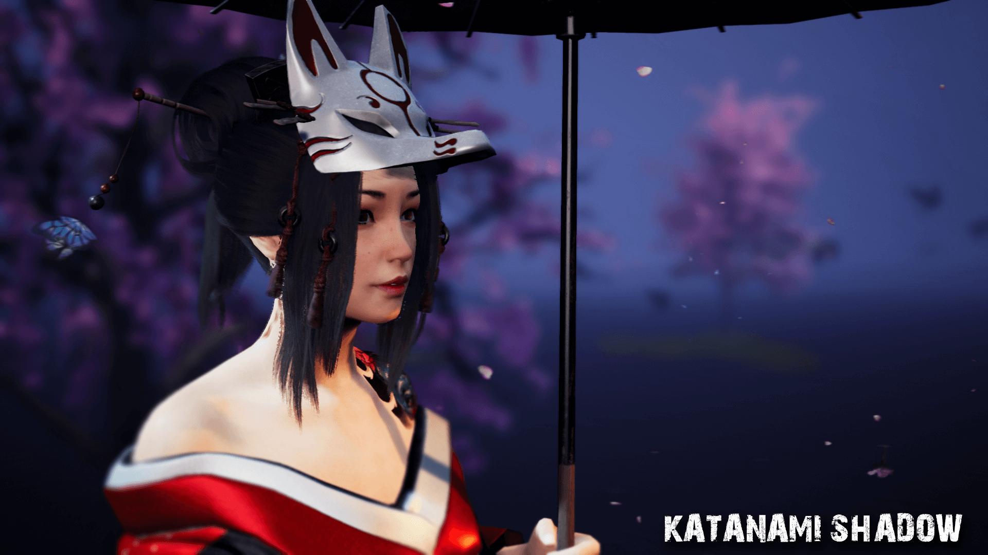 Katanami Shadow Character 虚幻4 UE4  日本 和服 女性 剑 角色