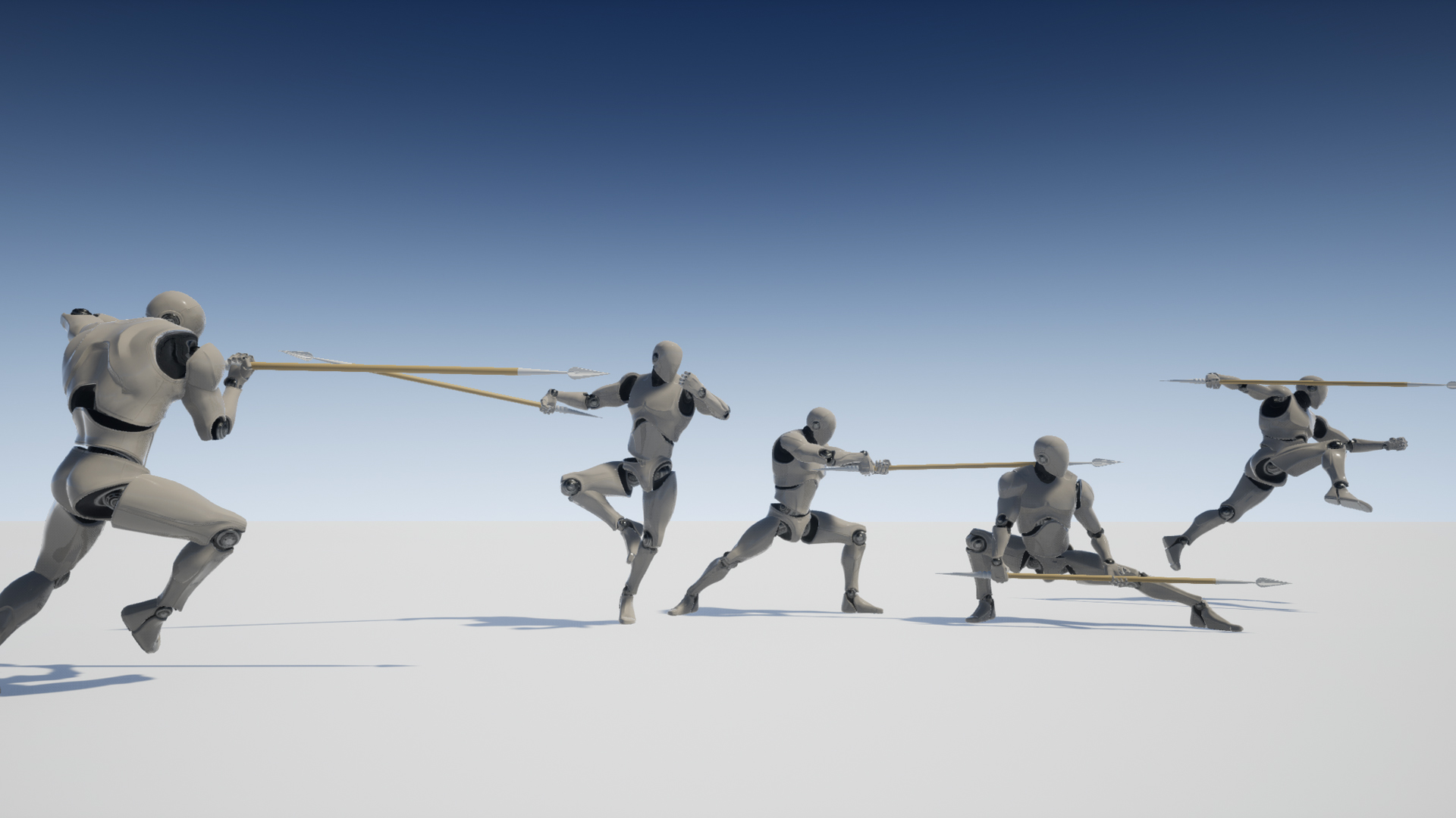 东方 枪兵 长枪 动画 虚幻4 UE4 Oriental Spear Anim Set插图3