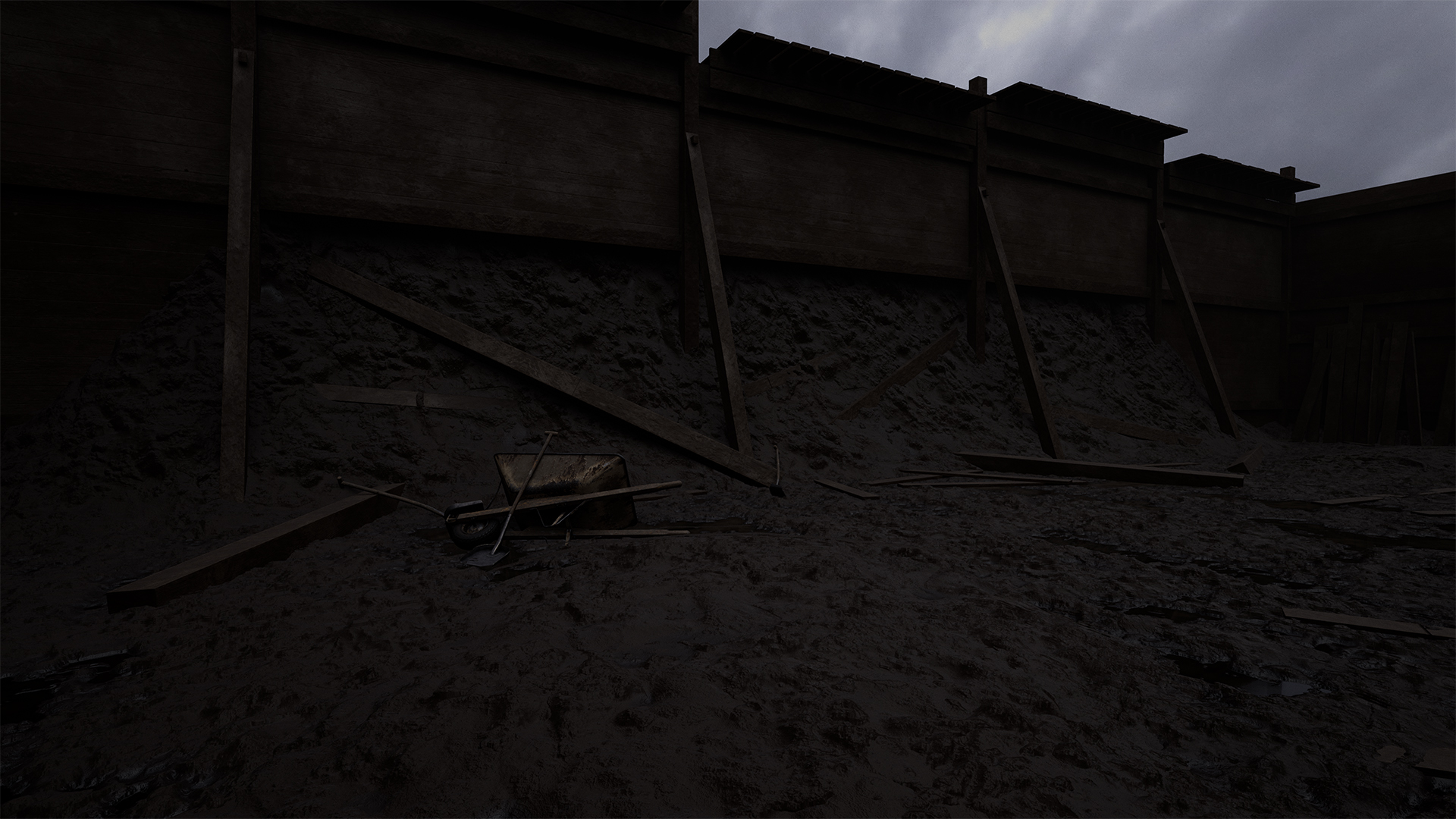隧道 矿坑 环境 场景 虚幻4 UE4 Mining Complex with Tunnels插图3