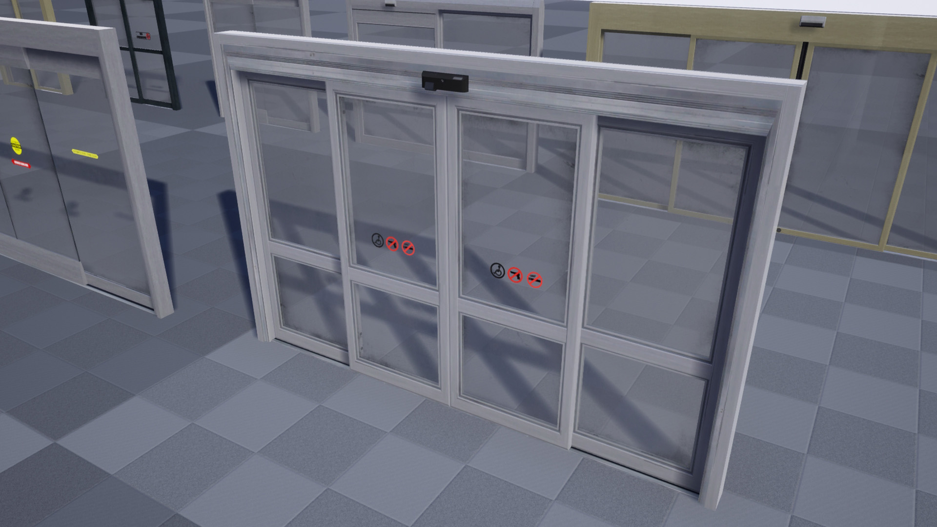 自动门感应游戏建筑交互蓝图 虚幻4 ue4 Automatic Sliding Doors