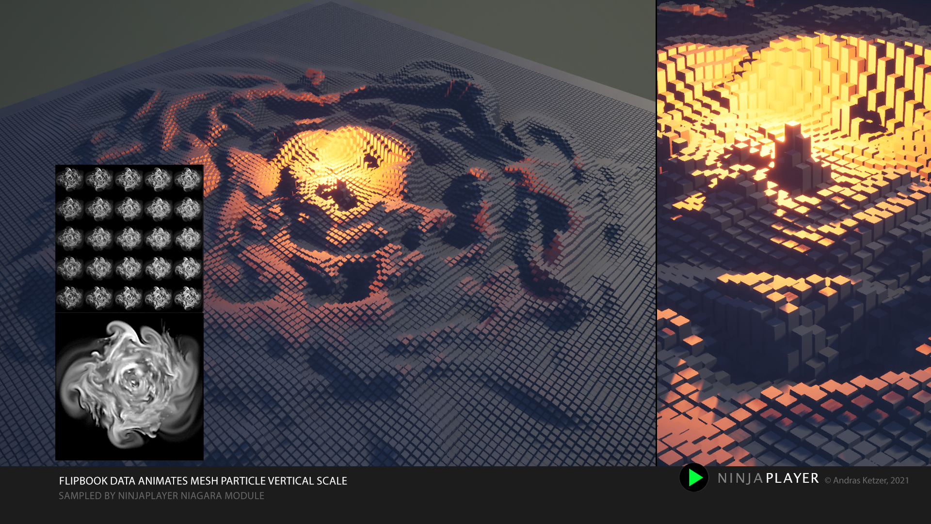 Niagara流体序列帧粒子特效播放预览蓝图 虚幻4 ue4 NinjaPlayer插图3