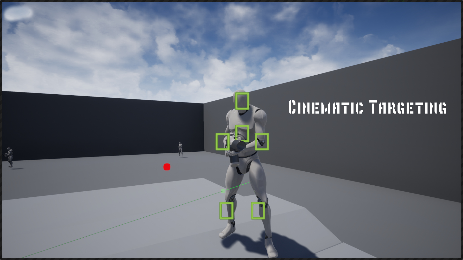 关节 自动 锁定 系统 蓝图 虚幻4 UE4 Cinematic Targeting