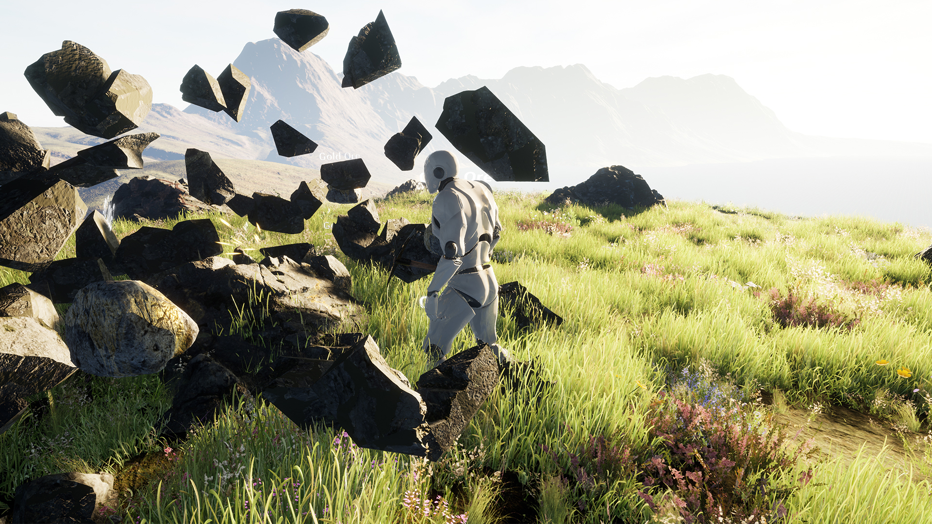 采矿交互蓝图  虚幻4 ue4 Mineable and interactive Rocks 426插图5