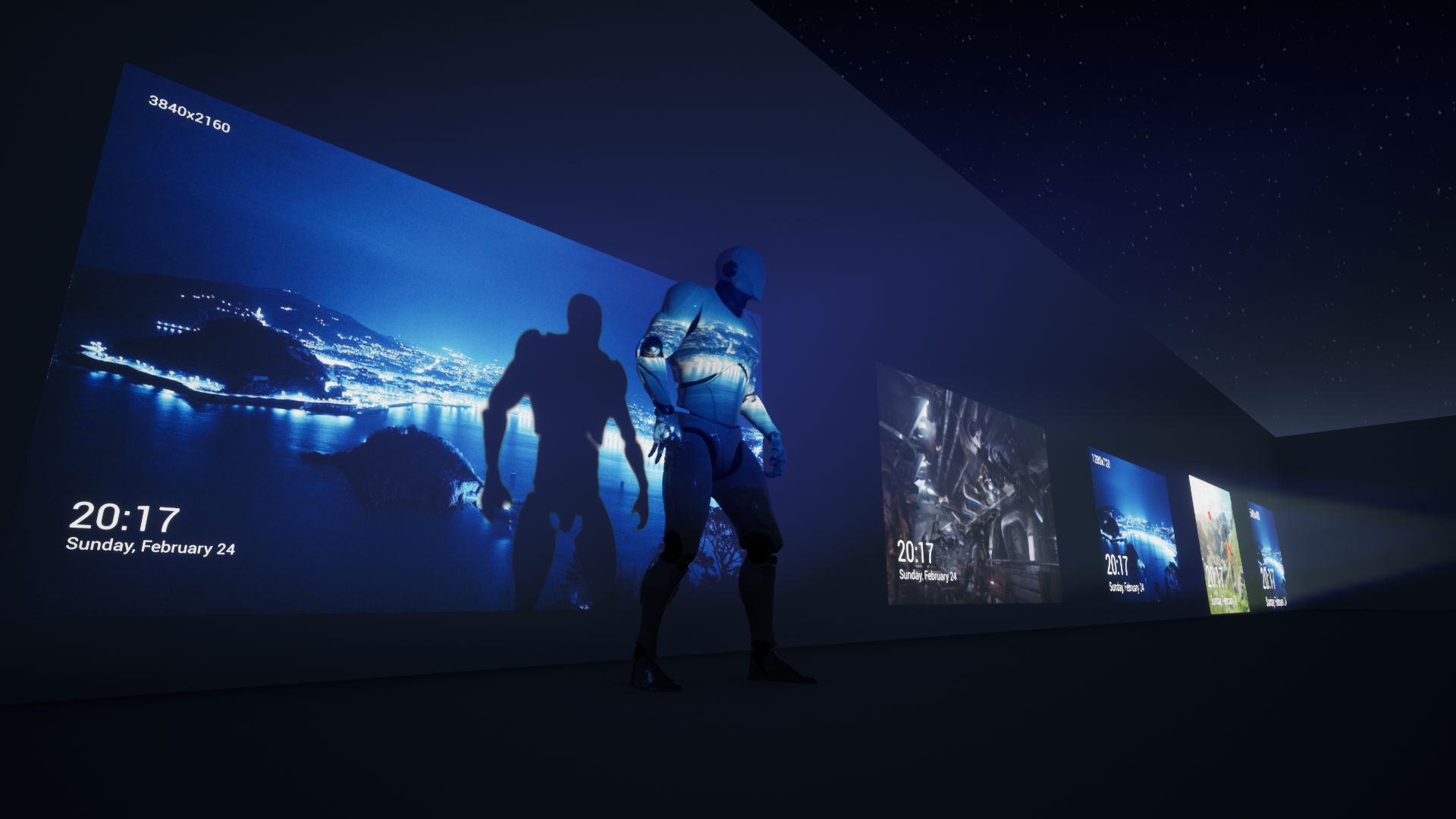 Projector 虚幻4 UE4 投影仪 动态 视频 蓝图