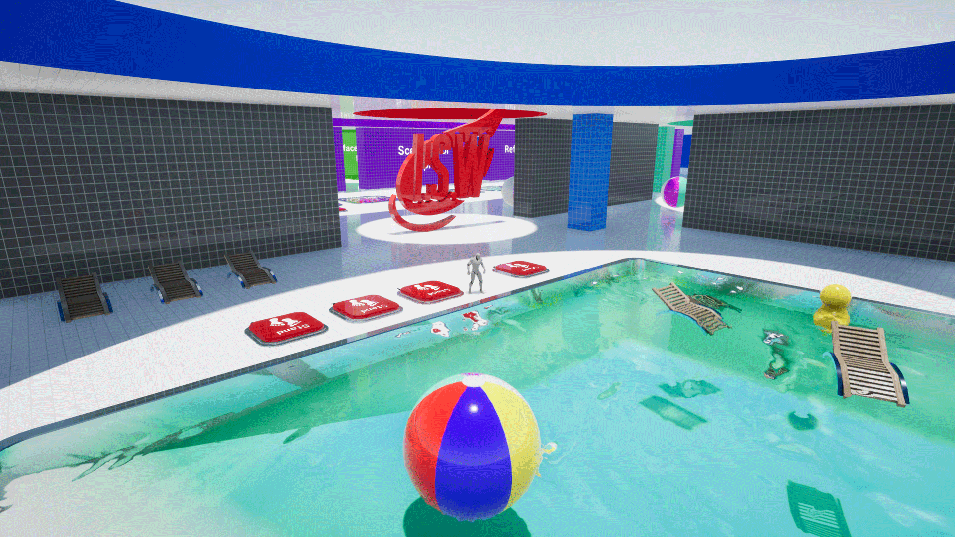 快速 游泳 模板 蓝图 虚幻4 UE4 Instant Swimmable Water