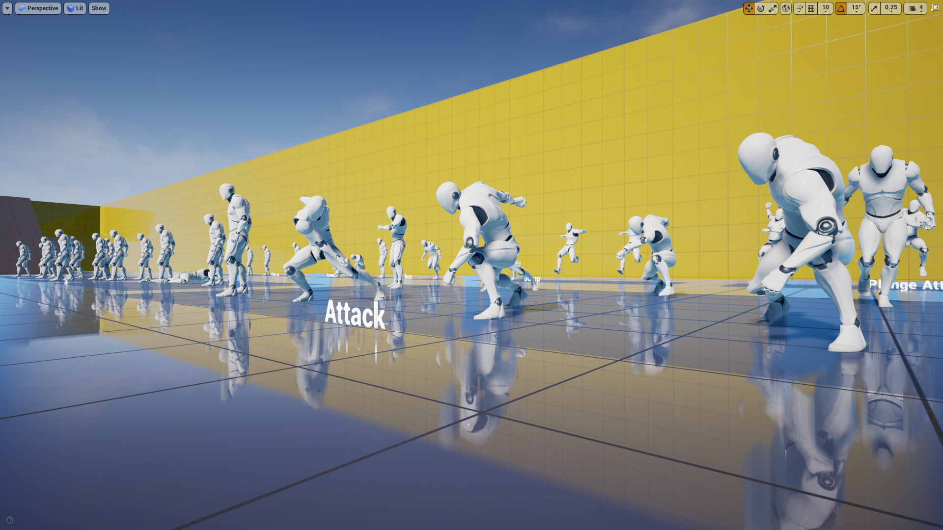 剑盾战士动画 虚幻4 ue4 Essential Sword Shield Animations 426插图1