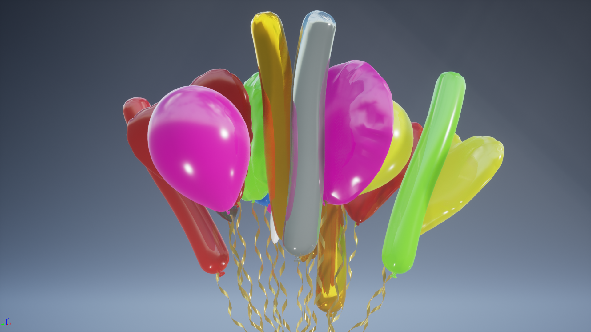 可交互游乐园热气球物理模拟游戏蓝图 虚幻4 ue4 Balloons插图7