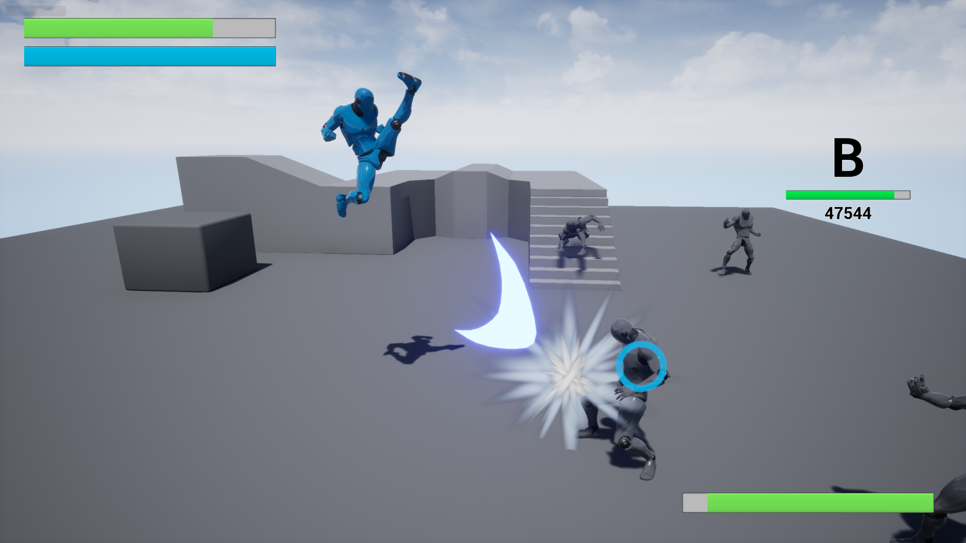 格斗拳击游戏蓝图 虚幻4 ue4 Stylish Combat Starter Kit 425插图3