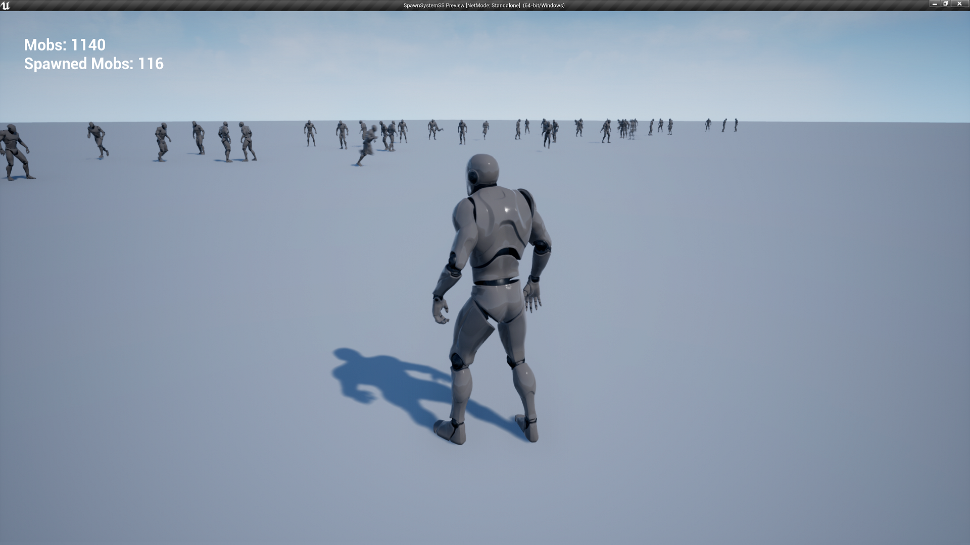 开放世界战场生成大量npc游戏蓝图 虚幻4 ue4 Open World Helper