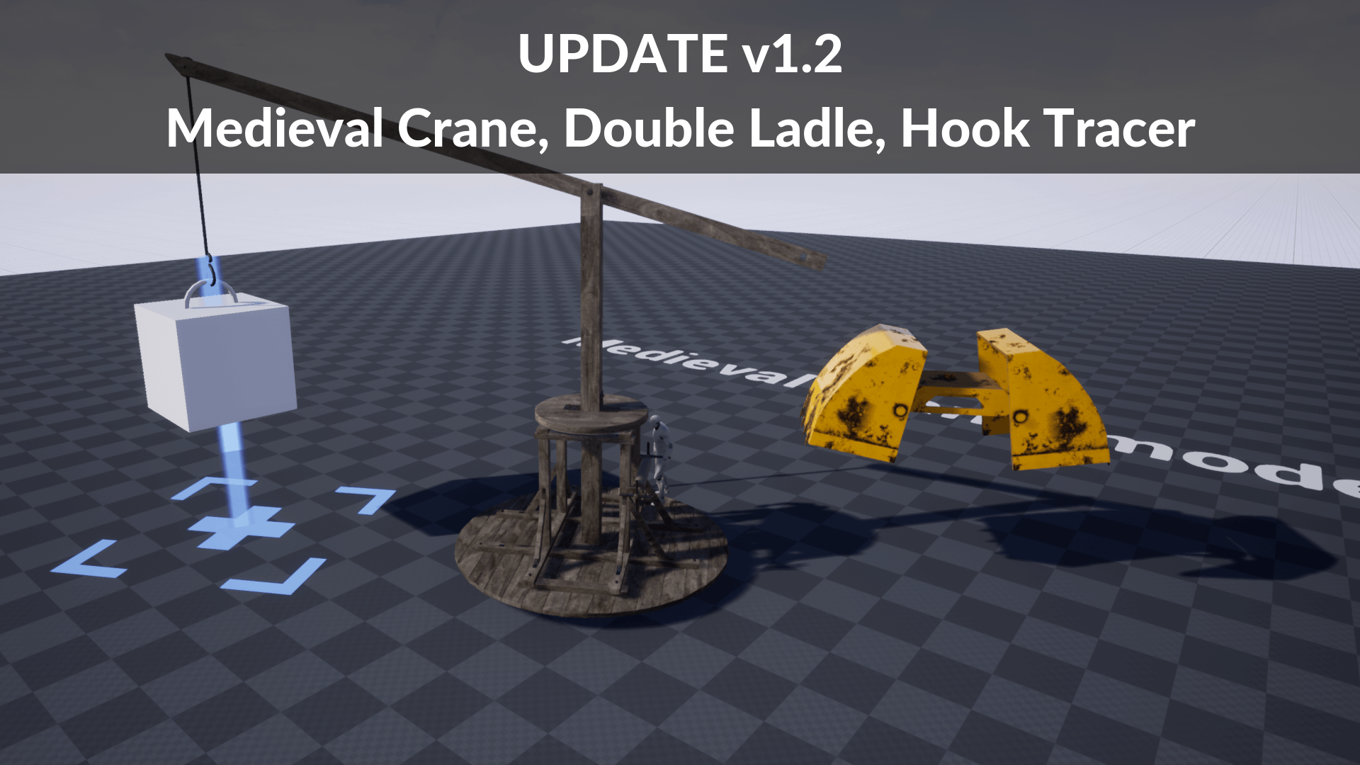 起重机 吊机 施工 蓝图 虚幻4 UE4 Crane 422插图1