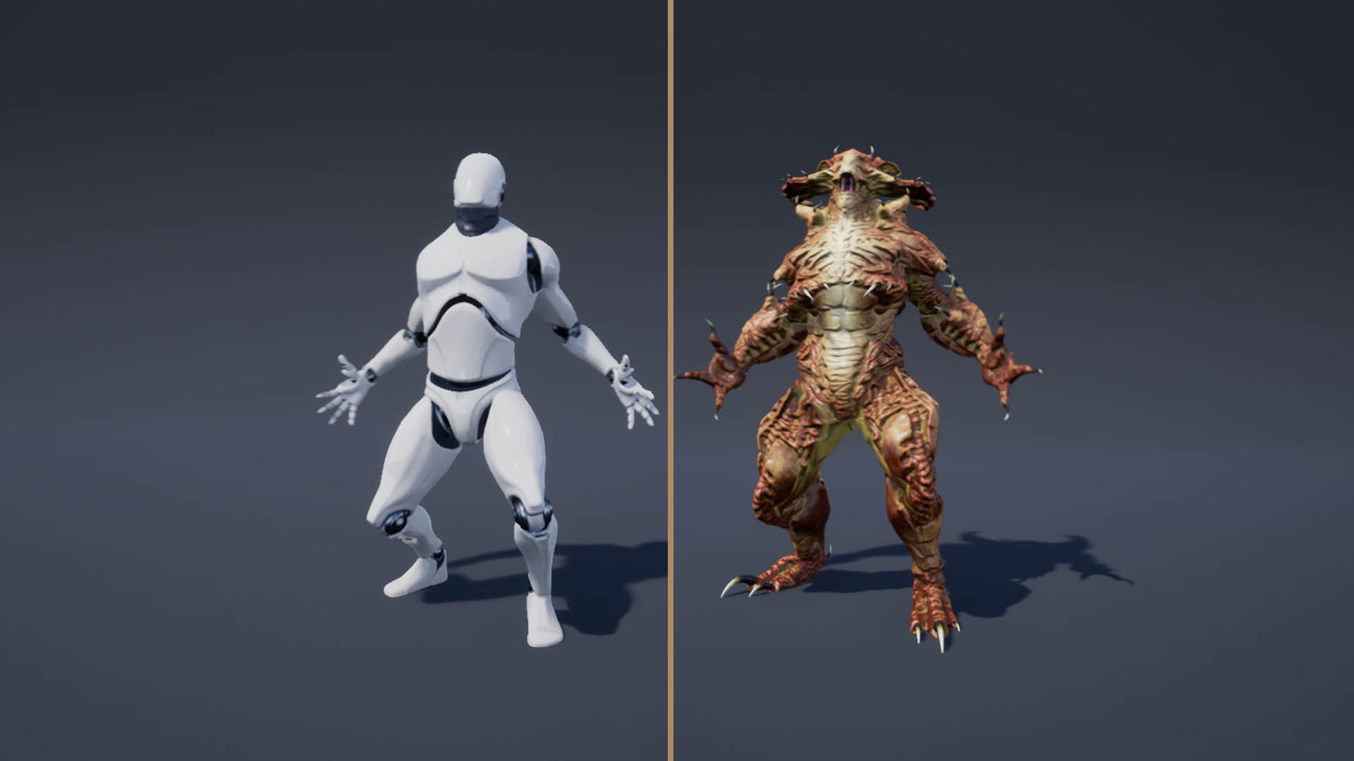 反派 怪物 动画 重定向 虚幻4 UE4 41 Animations For Monsters