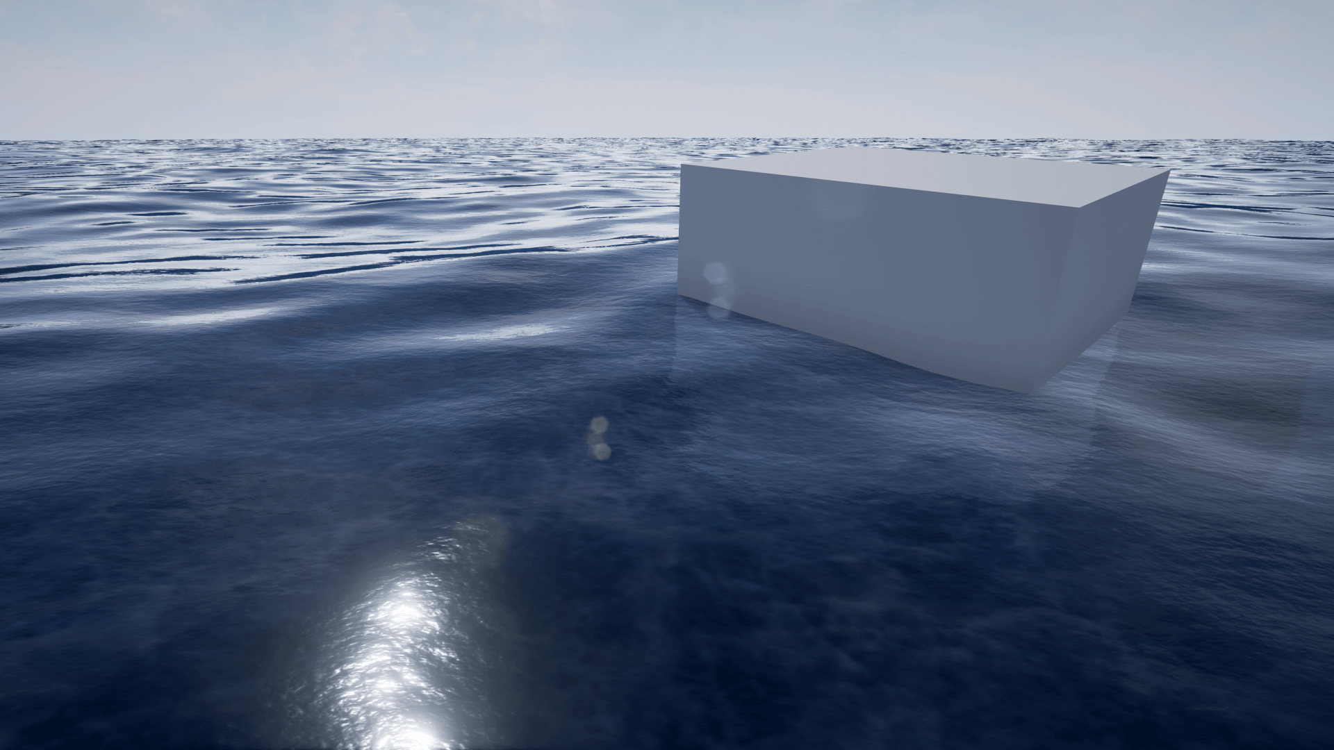 Physical Water Surface 虚幻4 UE4 物理 模拟 网格 水面 碰撞插图2