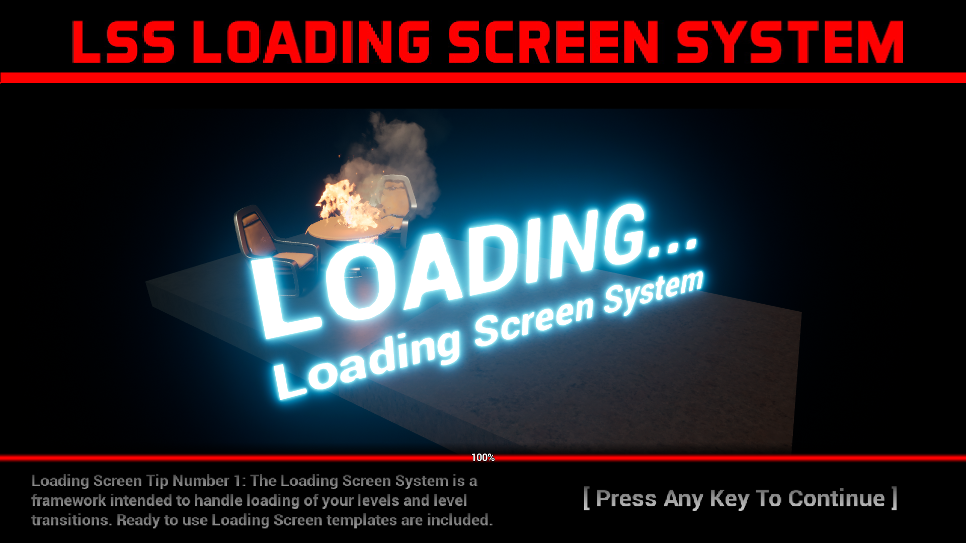 Loading Screen System 虚幻4 UE4 加载界面 系统 蓝图