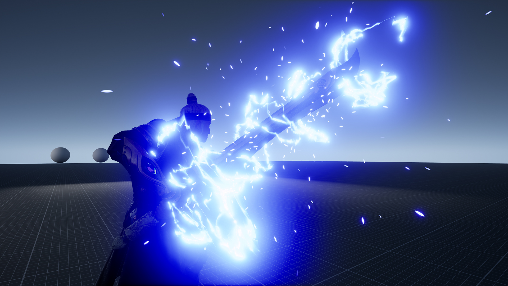 剑士武器火焰元素buff附魔粒子游戏特效 虚幻4 ue4 Sword Auras