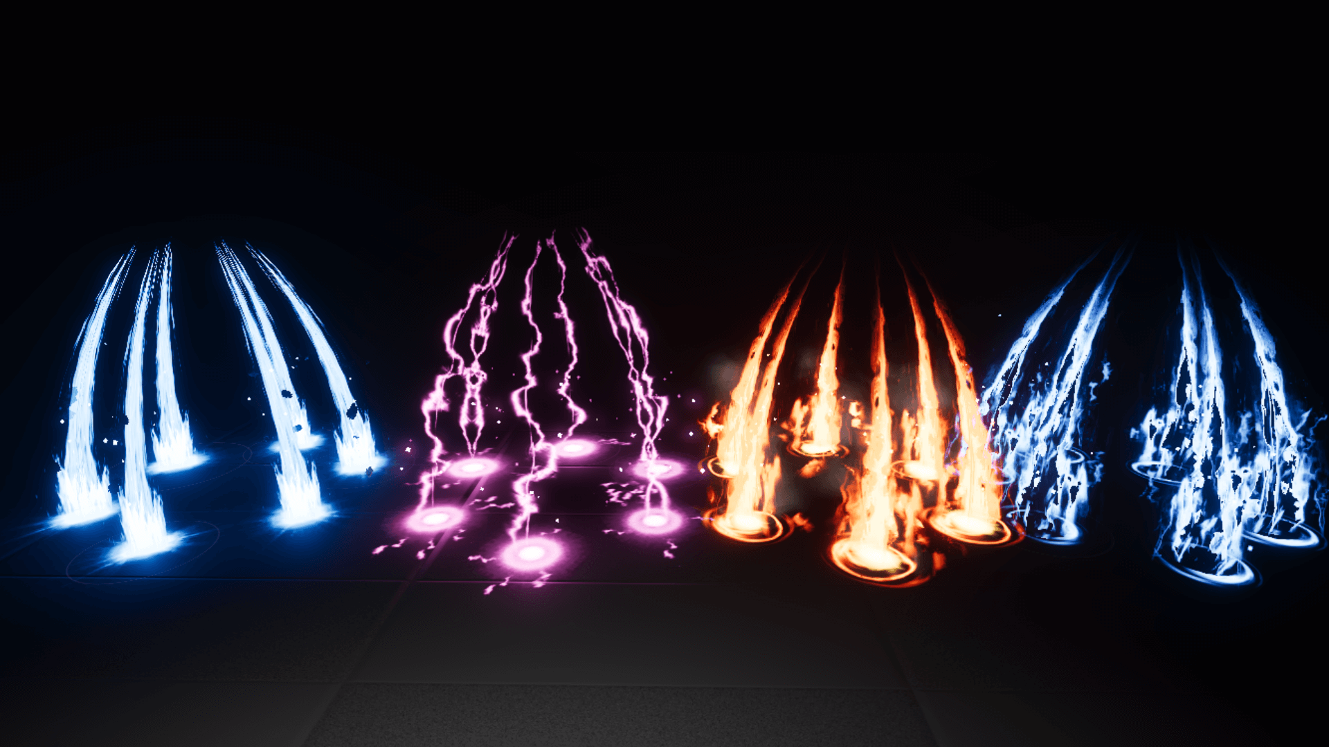 魔法 雷电 法阵 粒子 特效 虚幻4 UE4 Advanced Magic FX 17