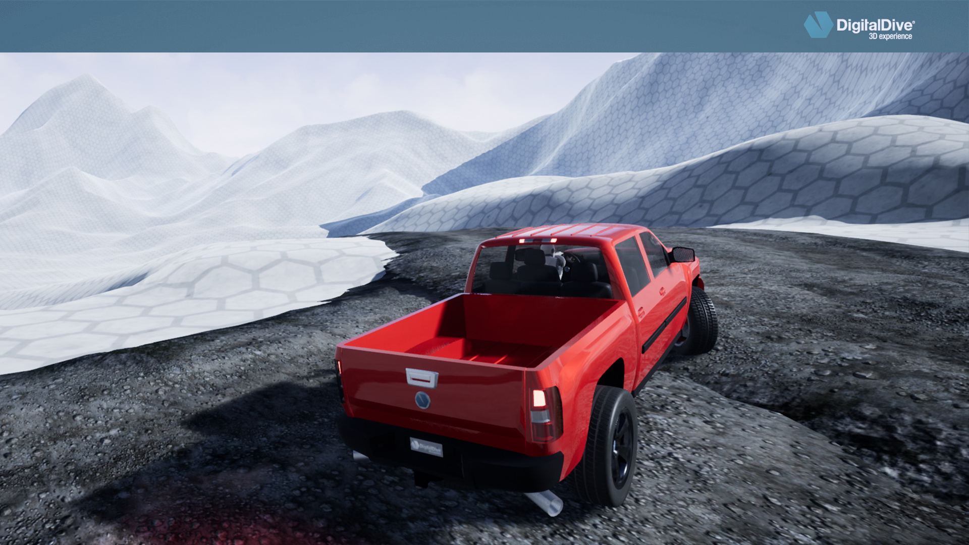 越野卡车驾驶蓝图 虚幻4 ue4 Drivable Cars Pick Up Truck 3D Assets and Blueprints 426插图11