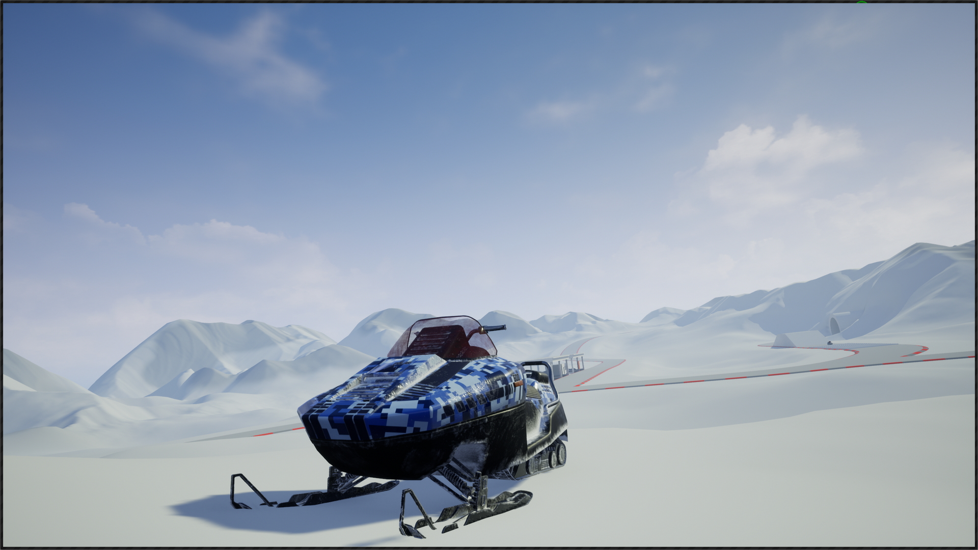 雪地摩托驾驶蓝图 虚幻4 ue4 Drivable Vehicle Snowmobile 427插图4