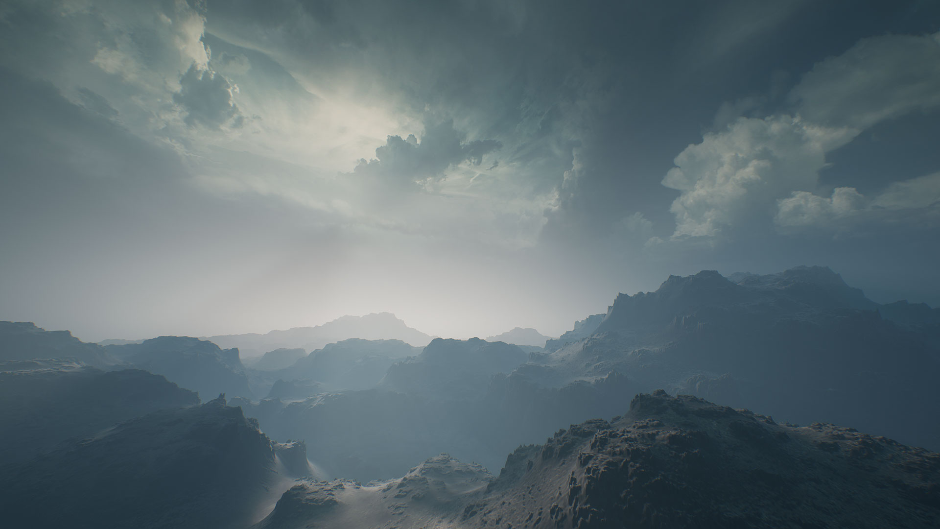 丘陵 山脉 地形 环境 虚幻4 UE4 Elite Landscapes Rocky Hills