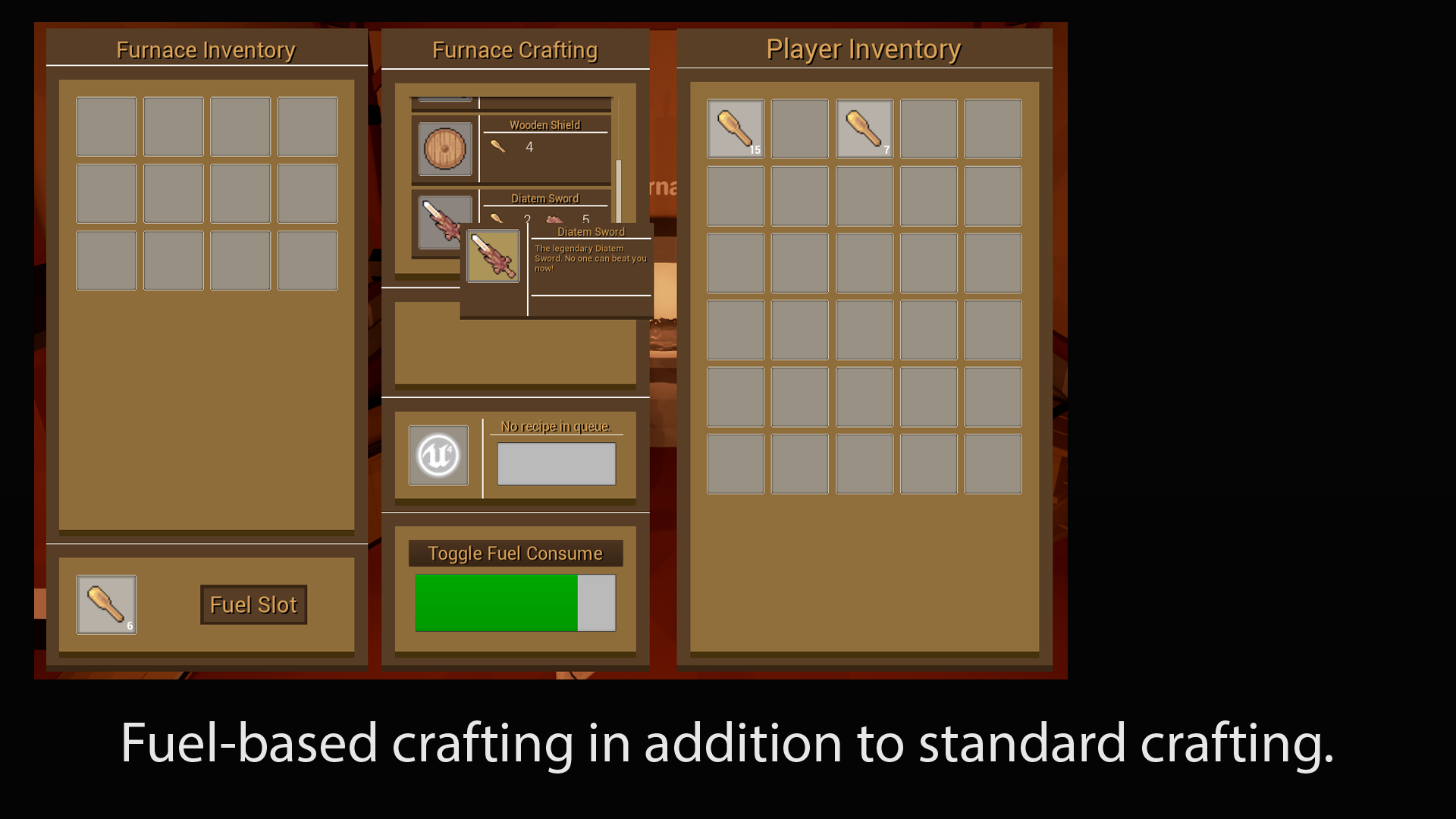 铁匠铺材料打造蓝图 虚幻4 ue4 Multiplayer Crafting Kit 427