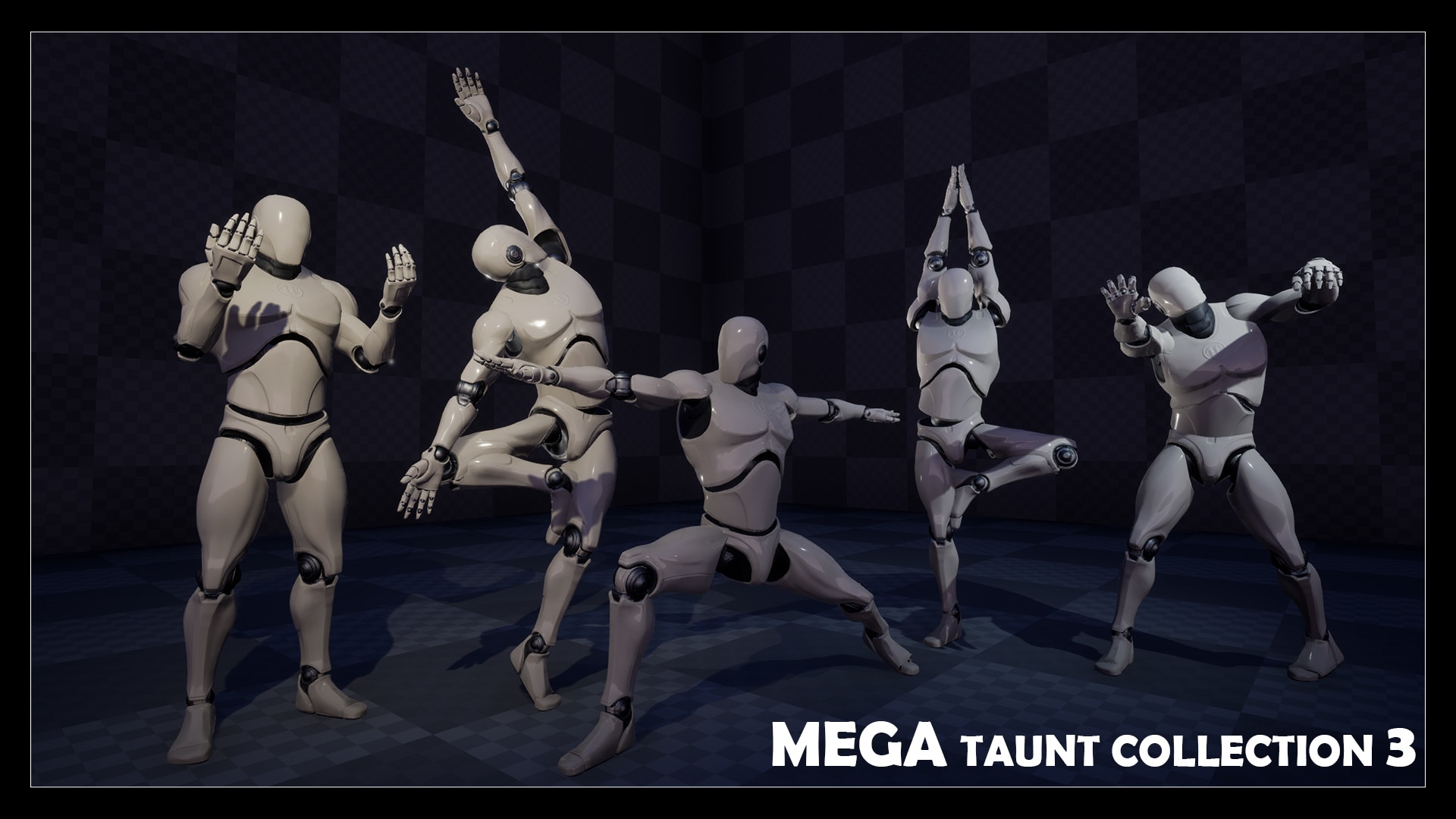 嘲讽挑衅炫耀胜利姿势动画 虚幻4 ue4 The Mega Taunt Multi Pack插图14