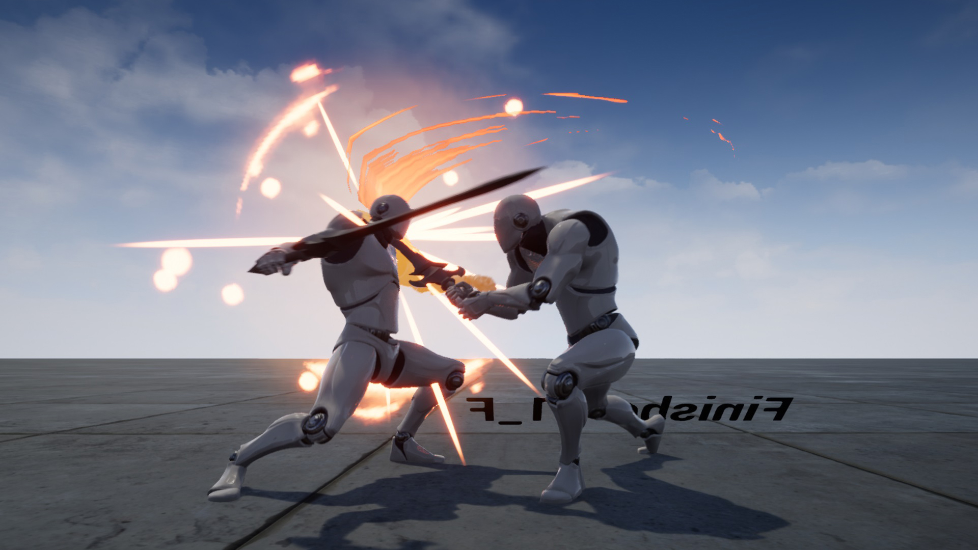 冷酷剑术斩杀终结技动画 虚幻4 ue4 Cruel Sword Finisher Set