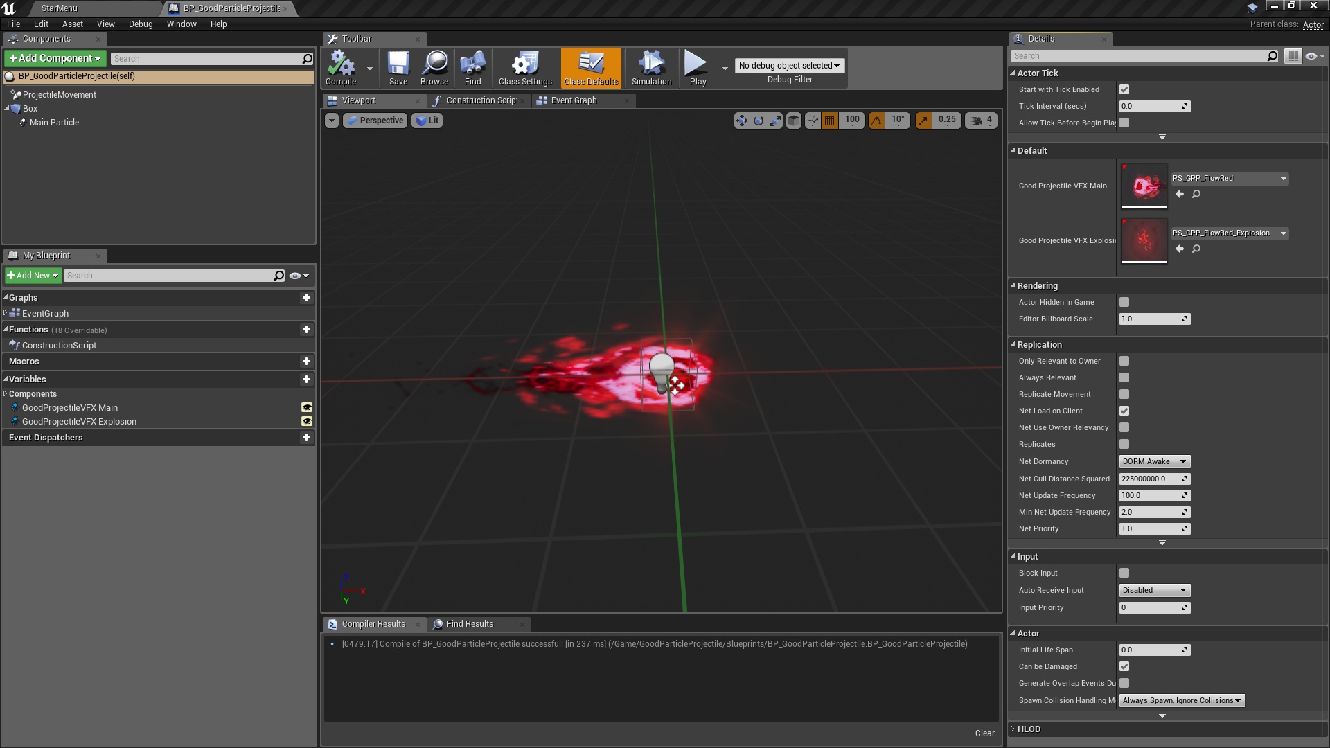 GOOD Particle  Projectile 虚幻4 UE4 以手发射 火鸟 火球 法球插图2